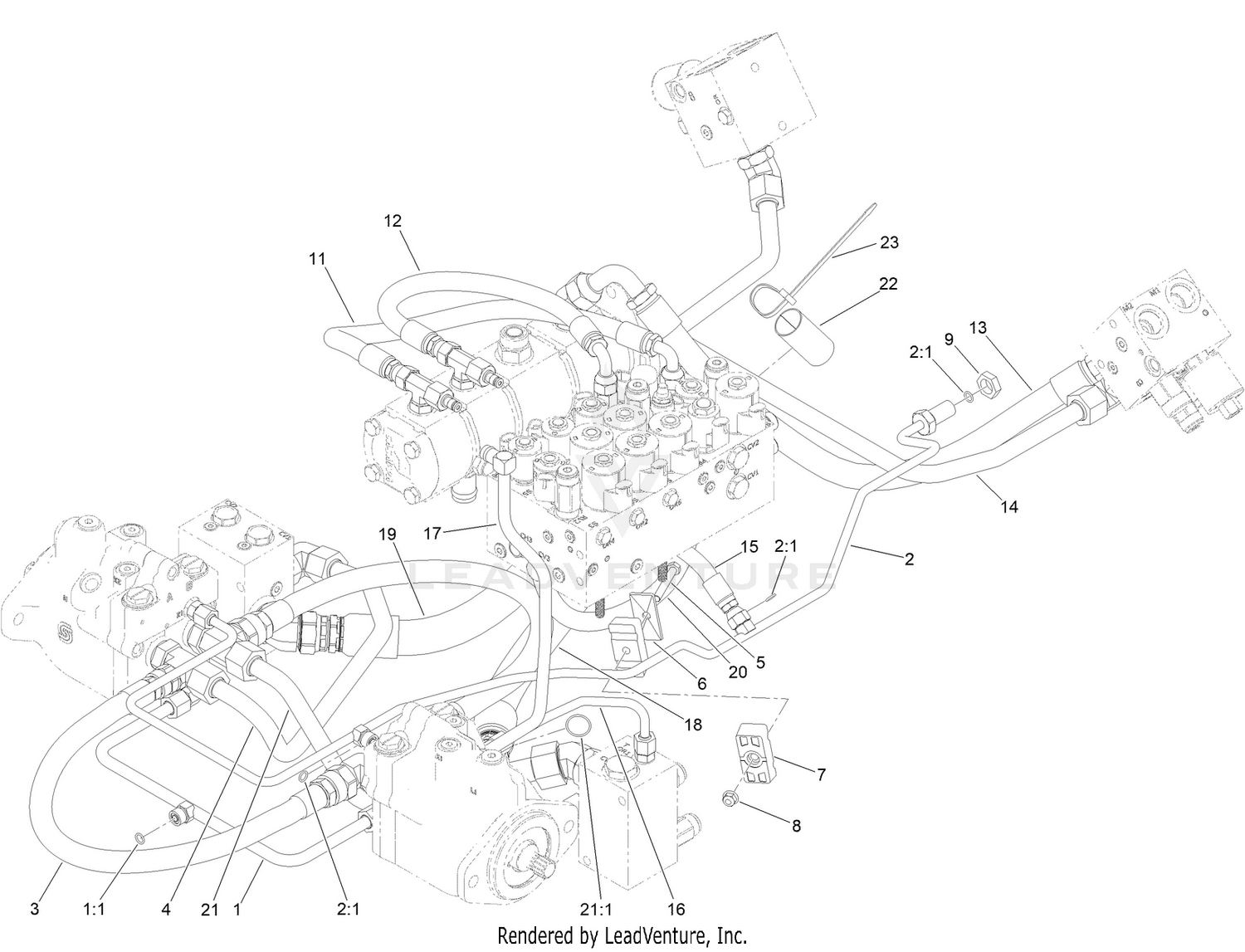 Traction Hydraulic Assembly