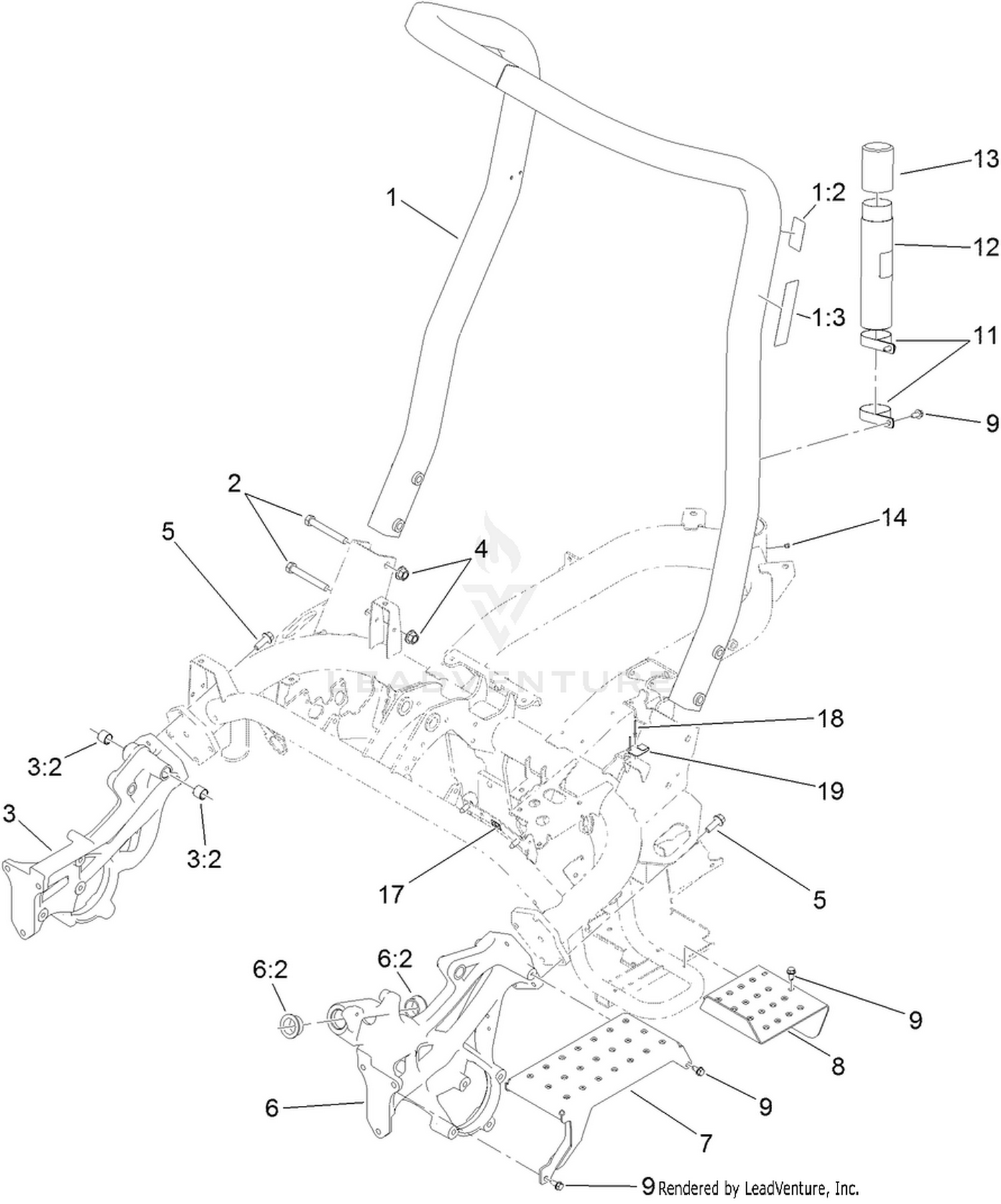 Roll-Over Protection System Assembly