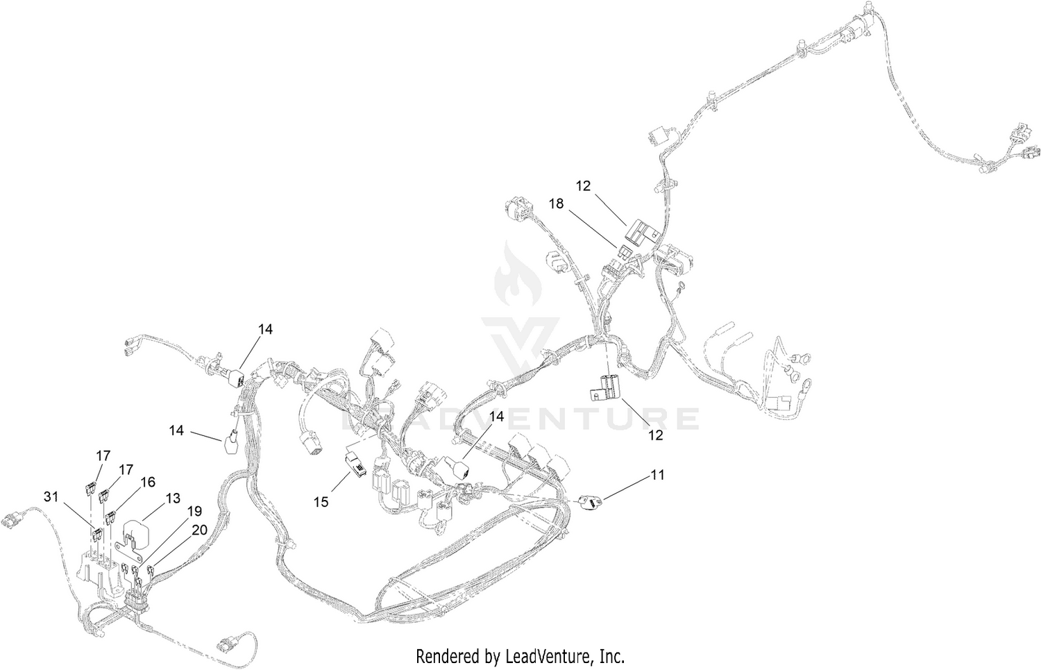 Wire Harness Assembly No. 122-2325