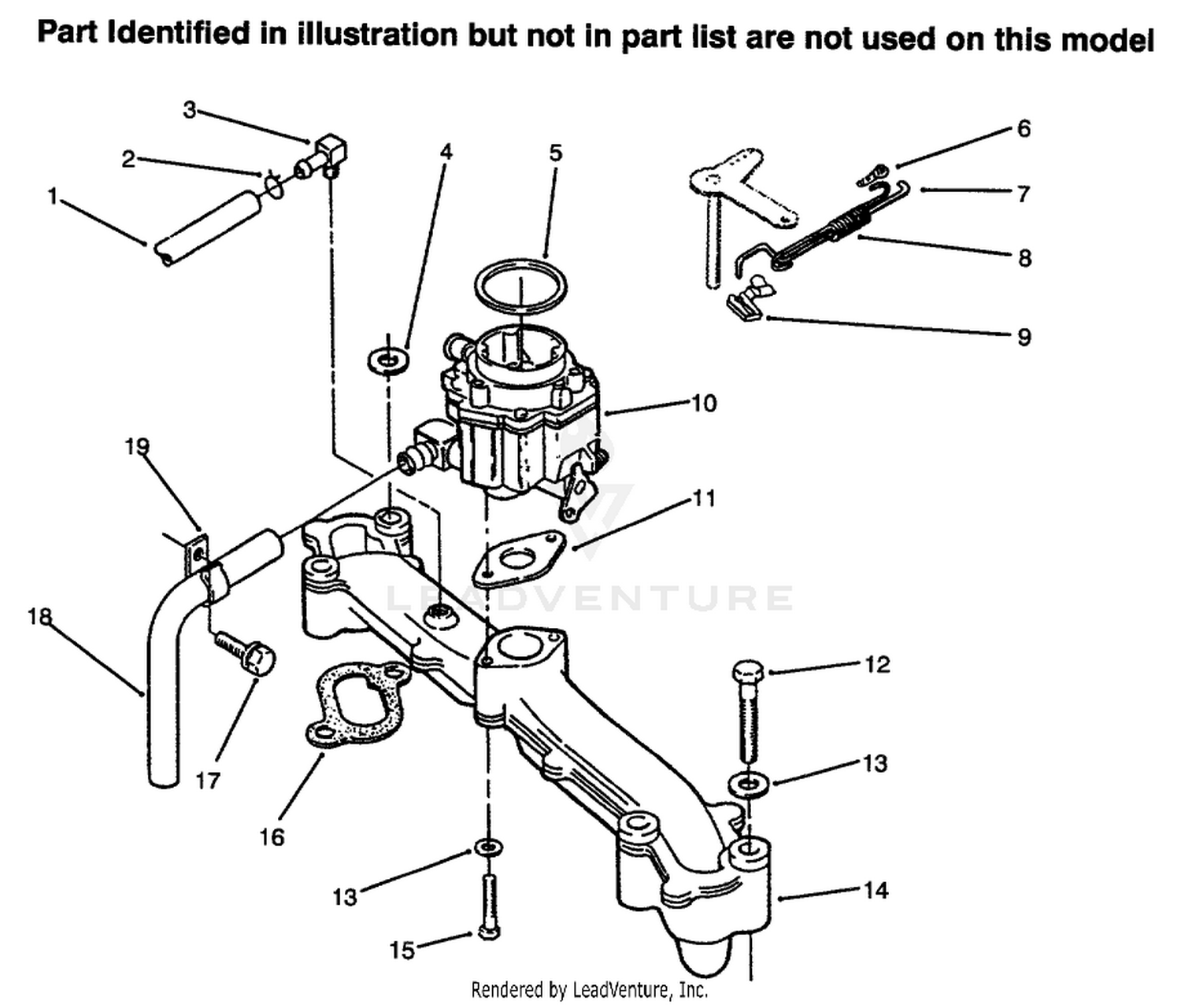 Intake Manifold  Carburetor