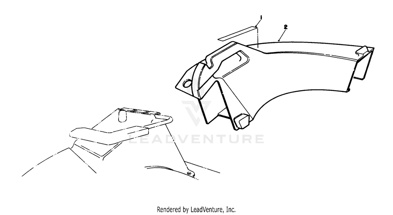 Side Discharge Chute Model No. 59168 (optional)