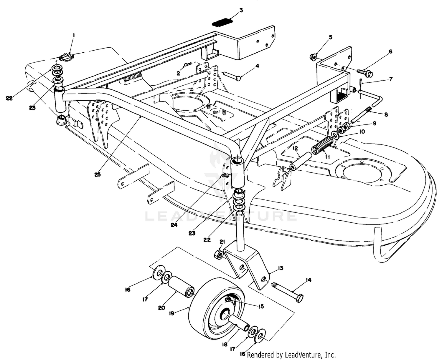 52" Carrier Frame Model No. 30152