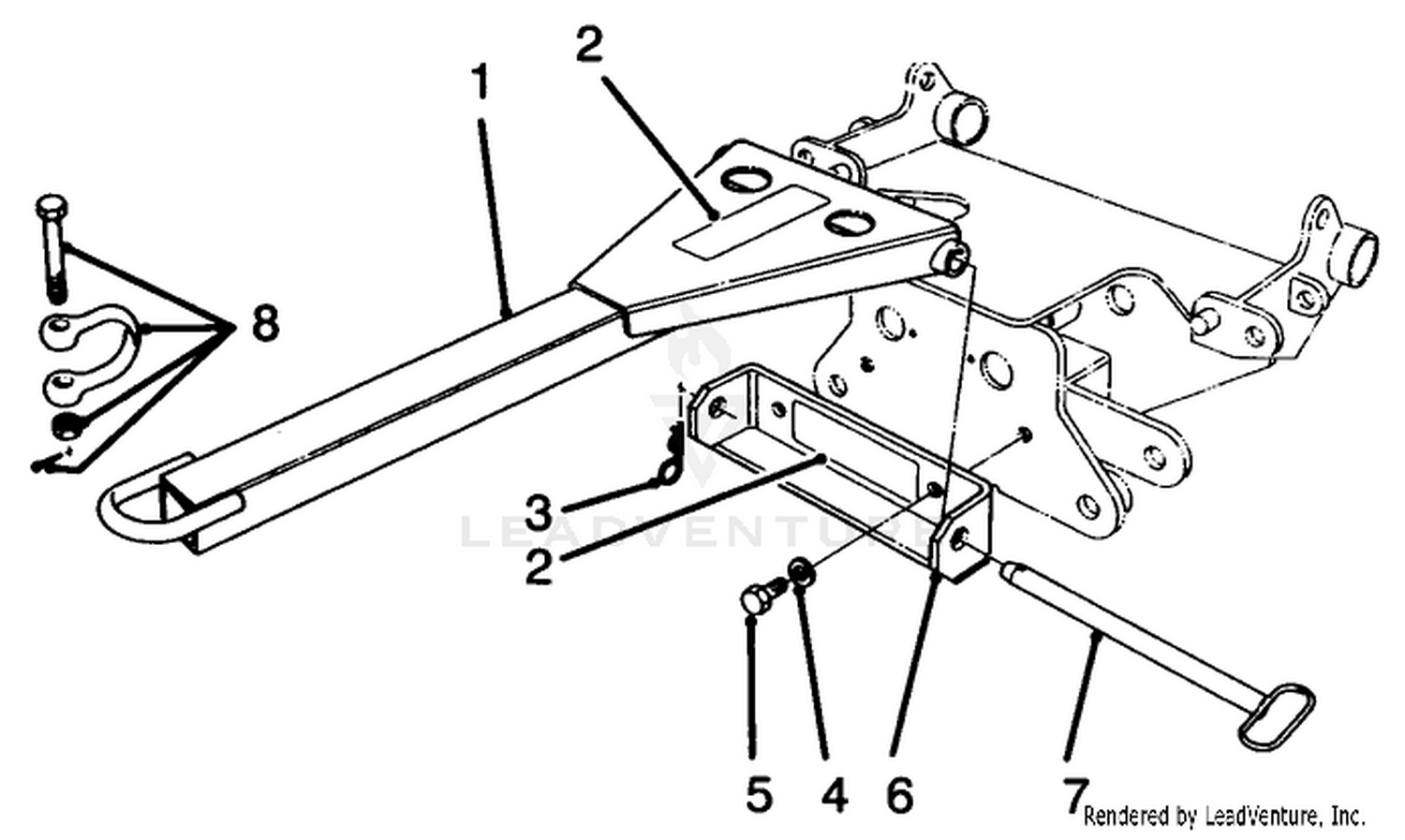 Tow Bar Assembly No. 58-7020