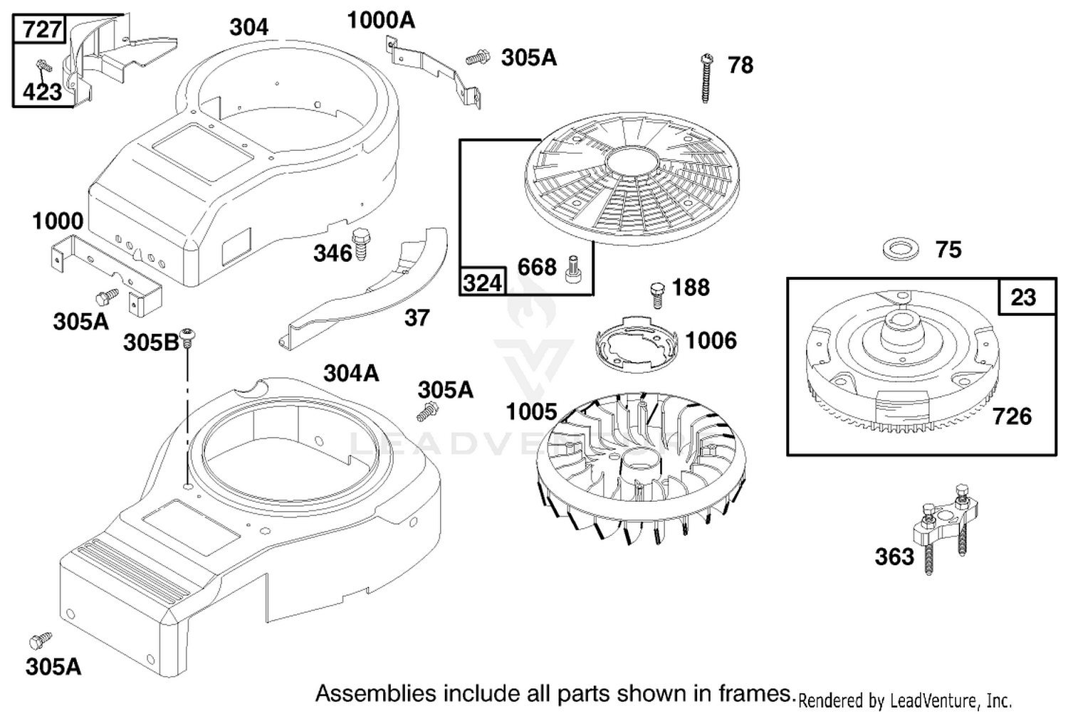 Engine Briggs  Stratton Model 28q777-0668-A1 8