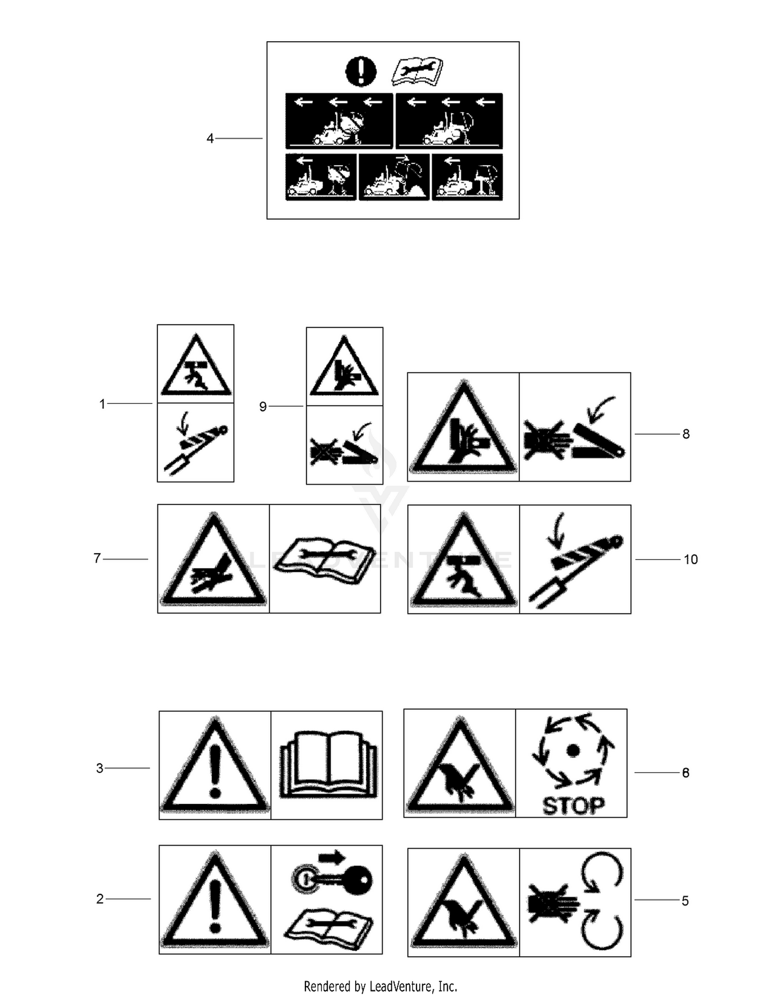 Safety and Instruction Decals