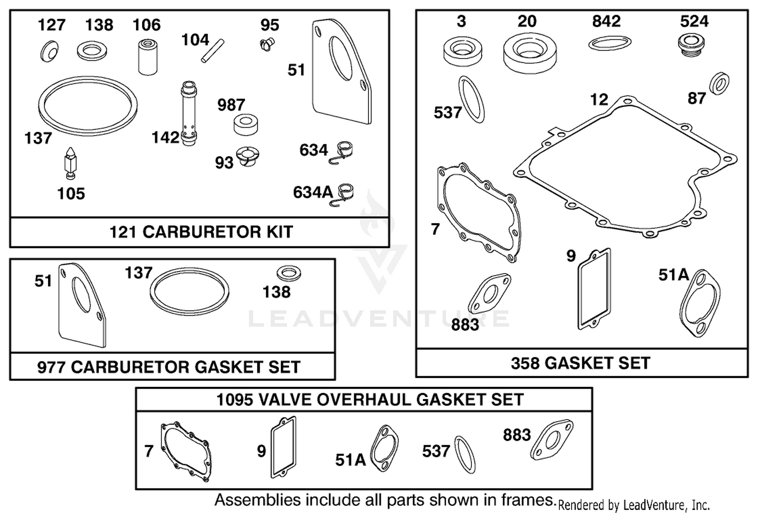Engine Briggs  Stratton Model 28m707-1182-E1 9
