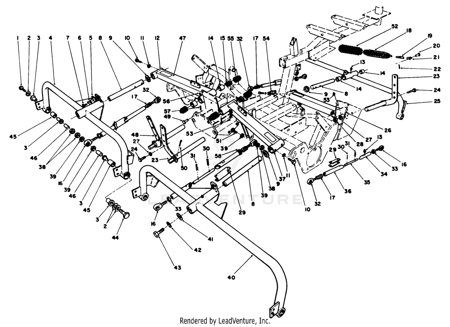 Cutting Unit Carrier Frame Assembly