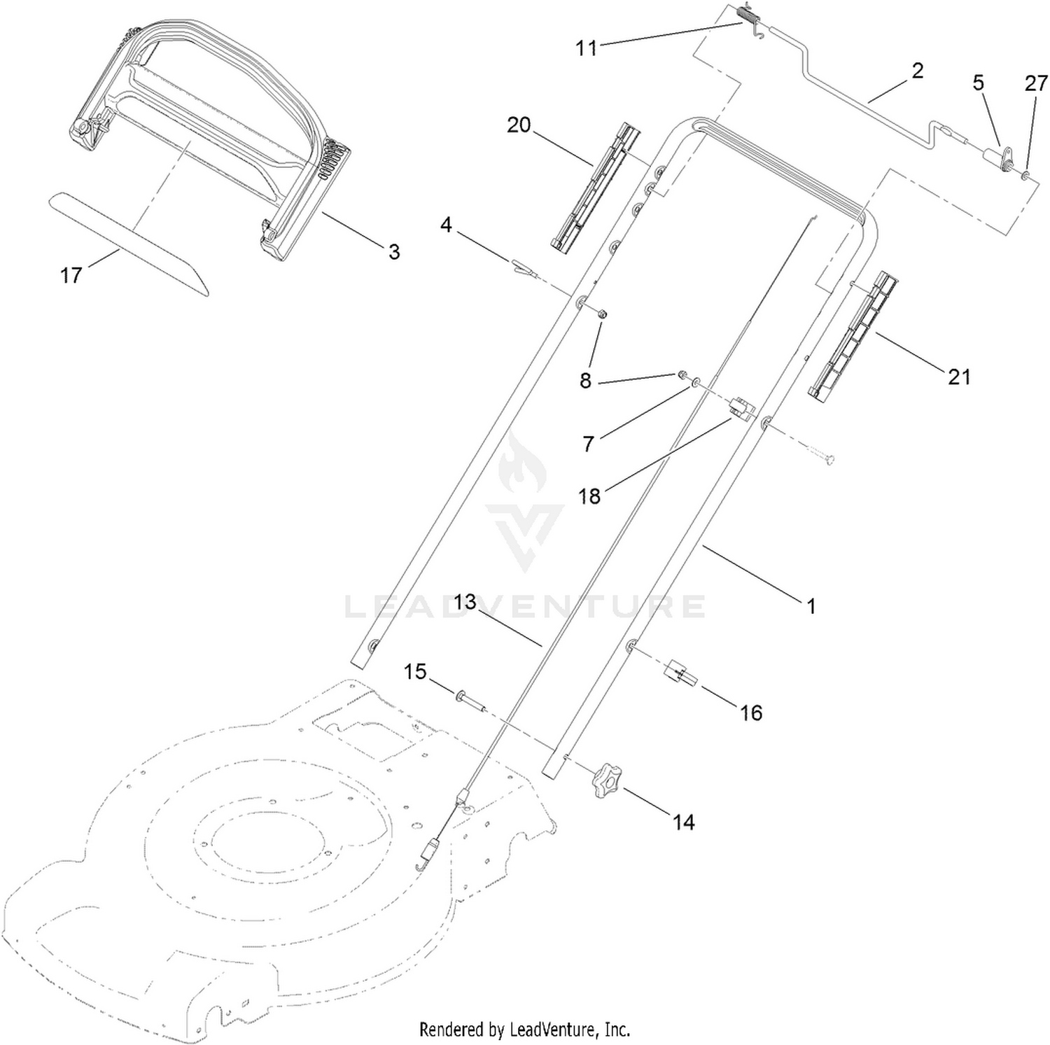 Upper Handle Assembly