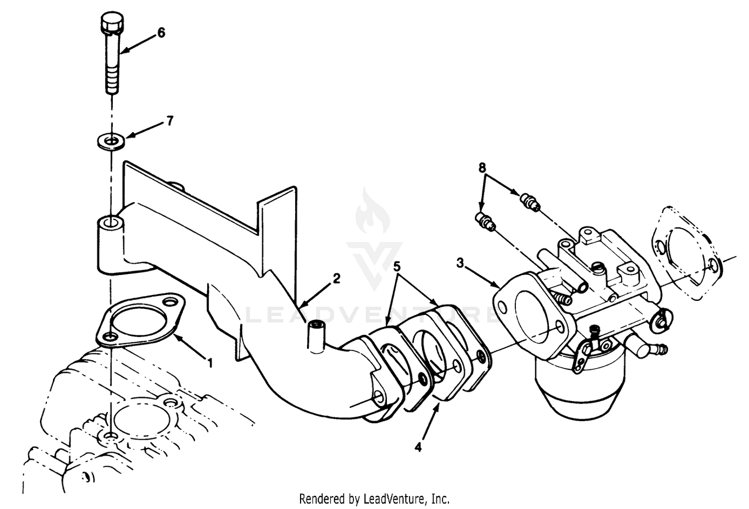 14hp Engine Carburetor Assembly