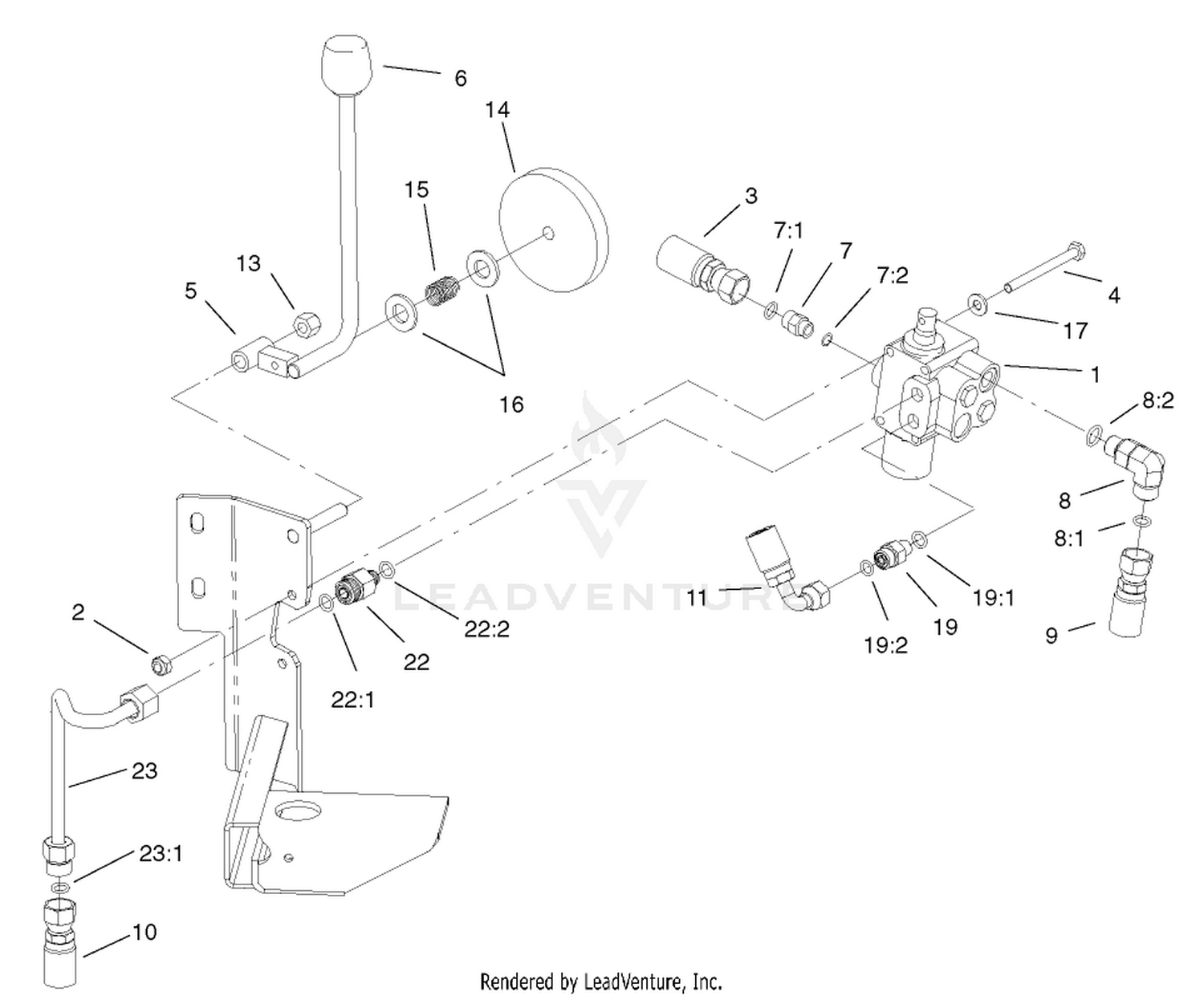 Hydraulic Valve Installation Assembly