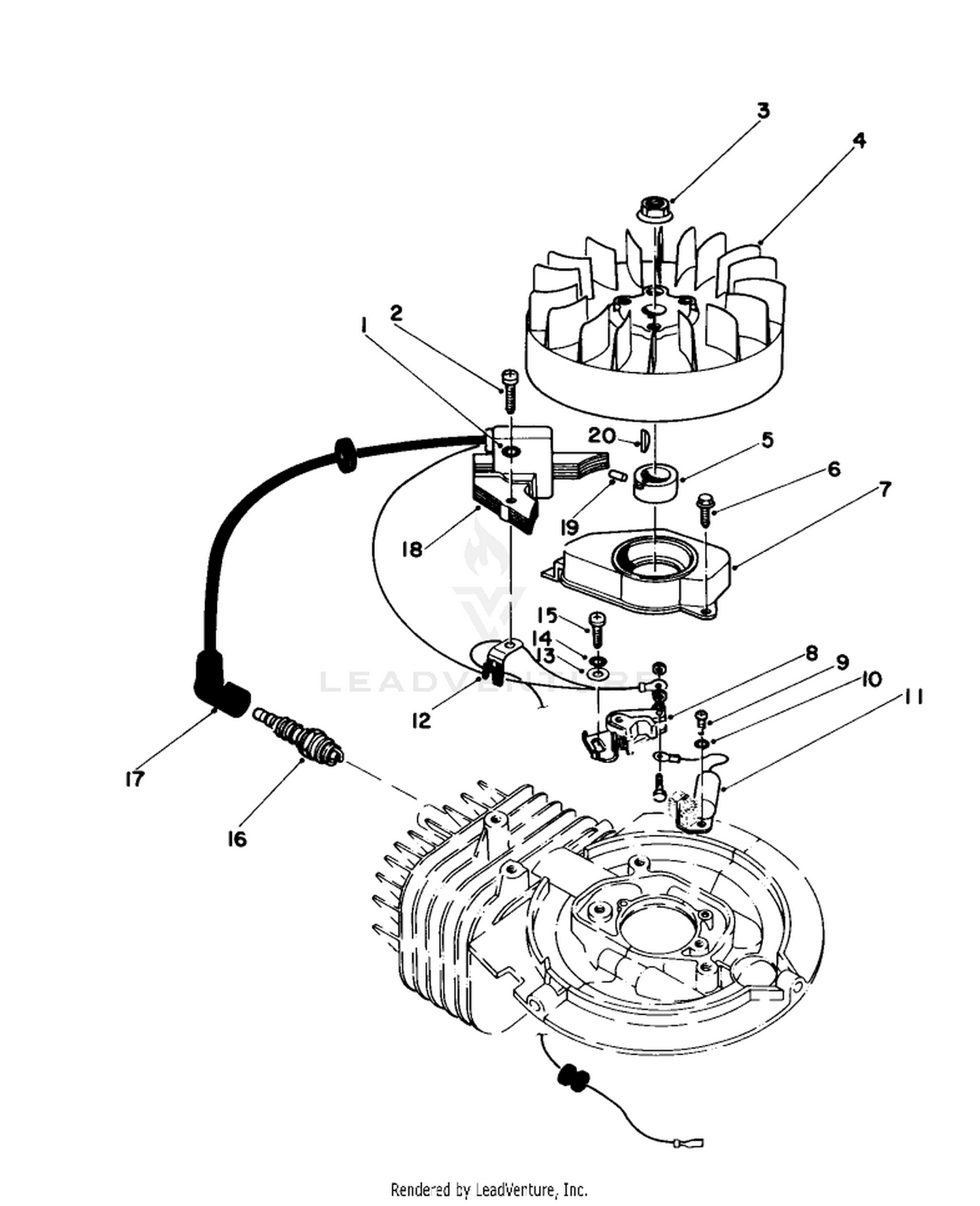 Flywheel  Magneto Assembly