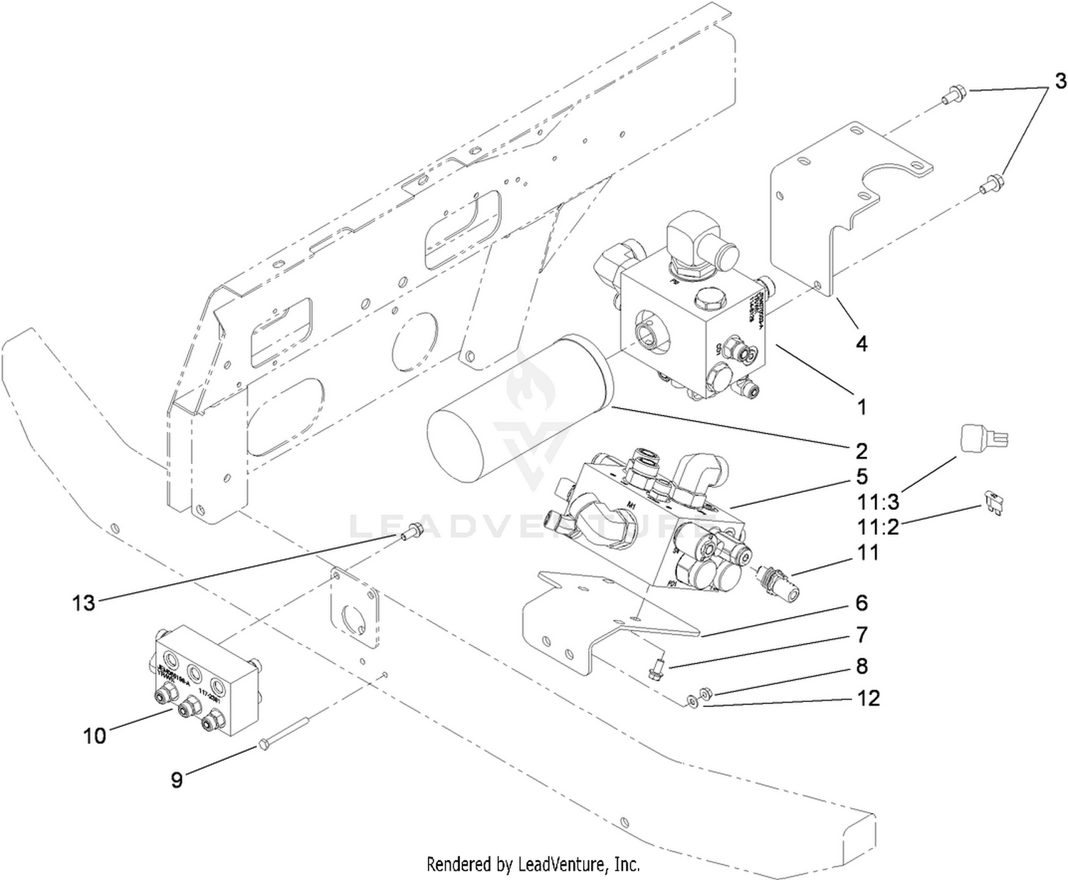 4-Wheel Drive Manifold and Filter Assembly