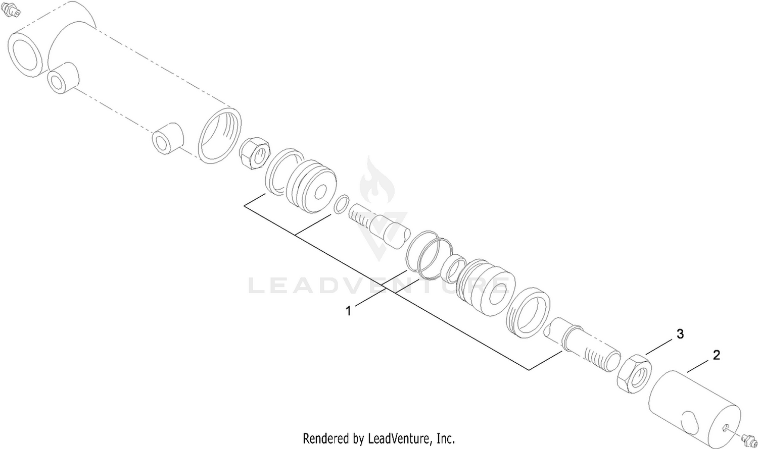 Hydraulic Cylinder Assembly No. 112-9916