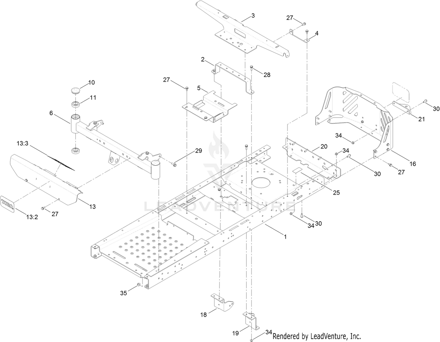 Frame and Front Axle Assembly