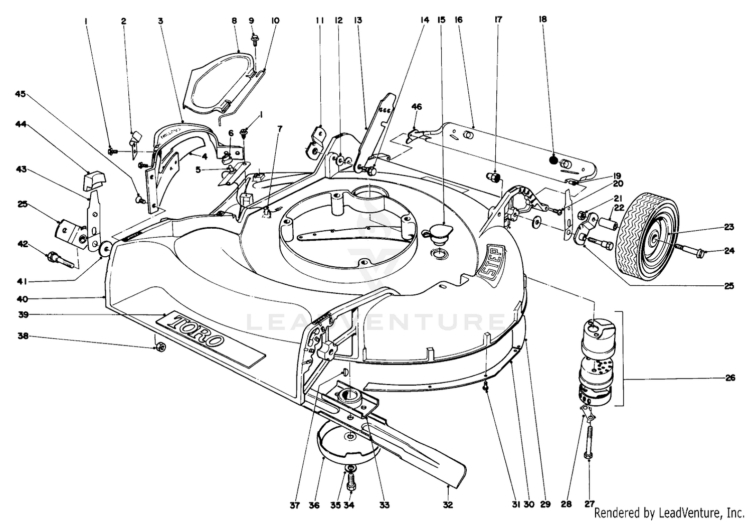 Housing Assembly Model No. 21173