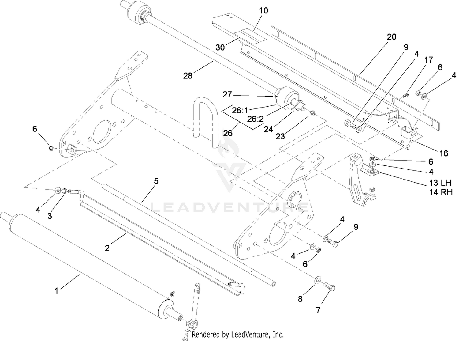 Roller and Scraper Assembly