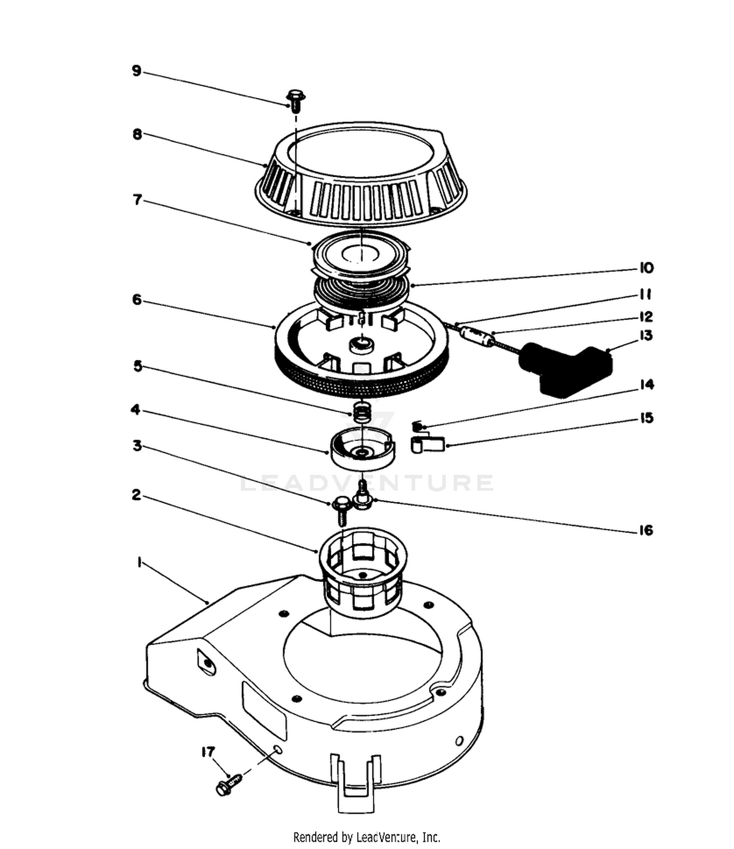 Recoil Assembly (model No. 47ph7)