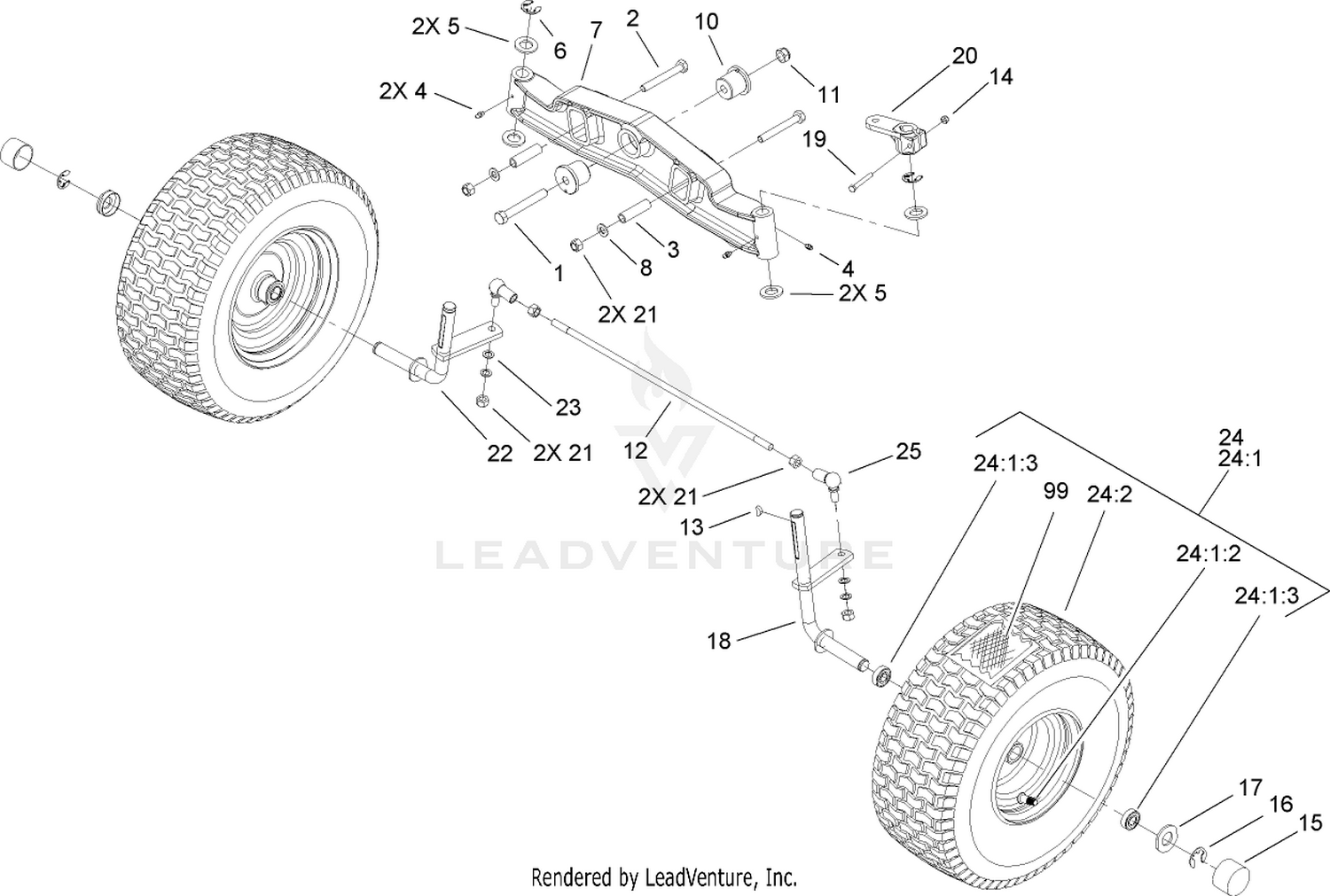 Front Axle Assembly