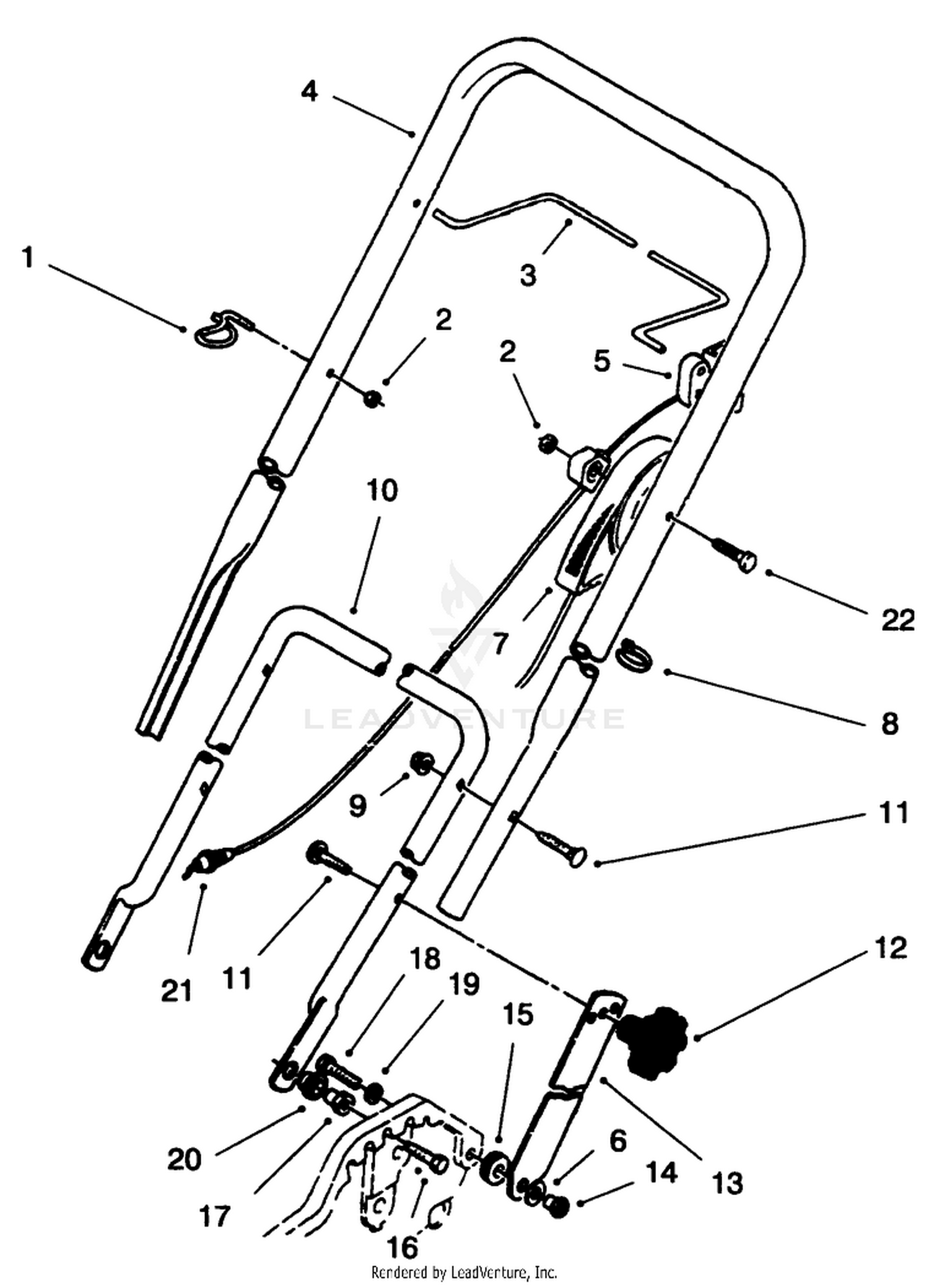Handle  Throttle Control Assembly