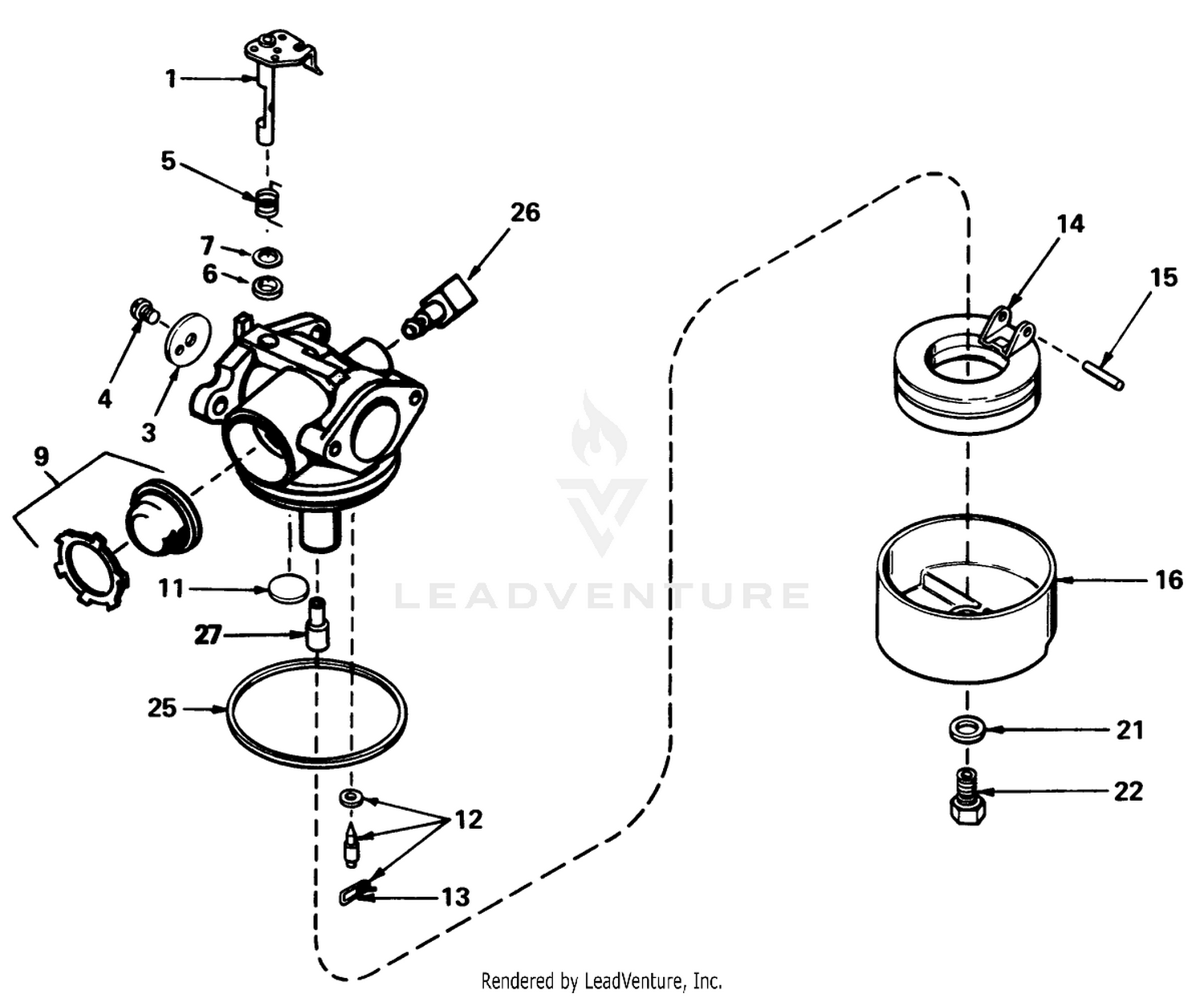 Carburetor No. 632050a