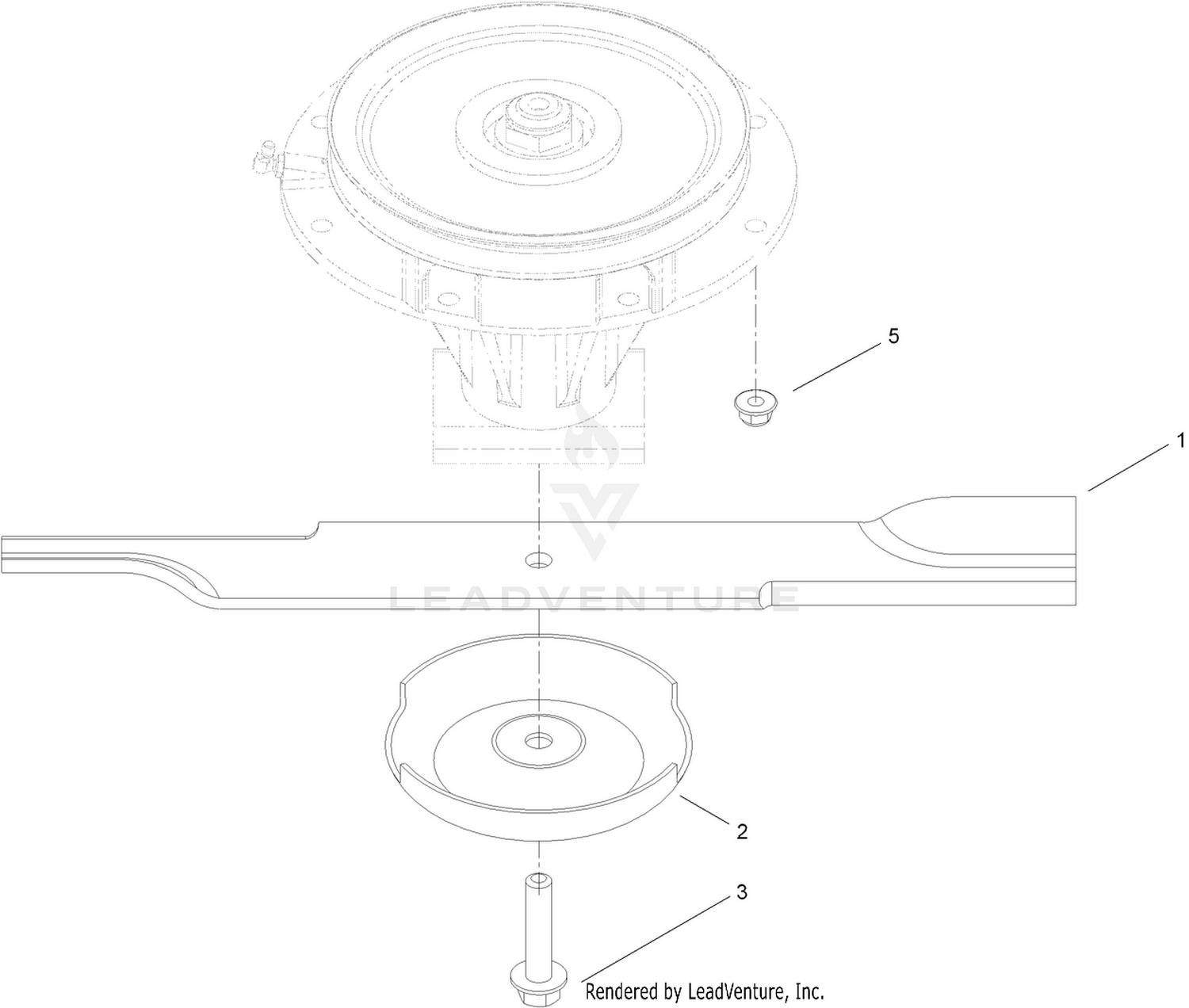 Spindle and Blade Assembly