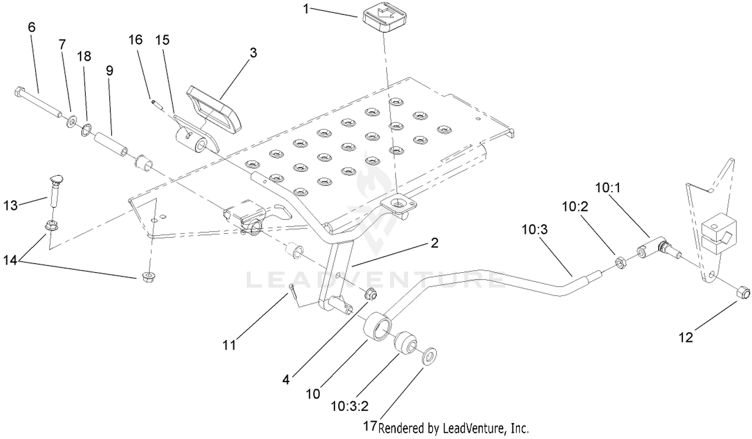 Traction Pedal Assembly