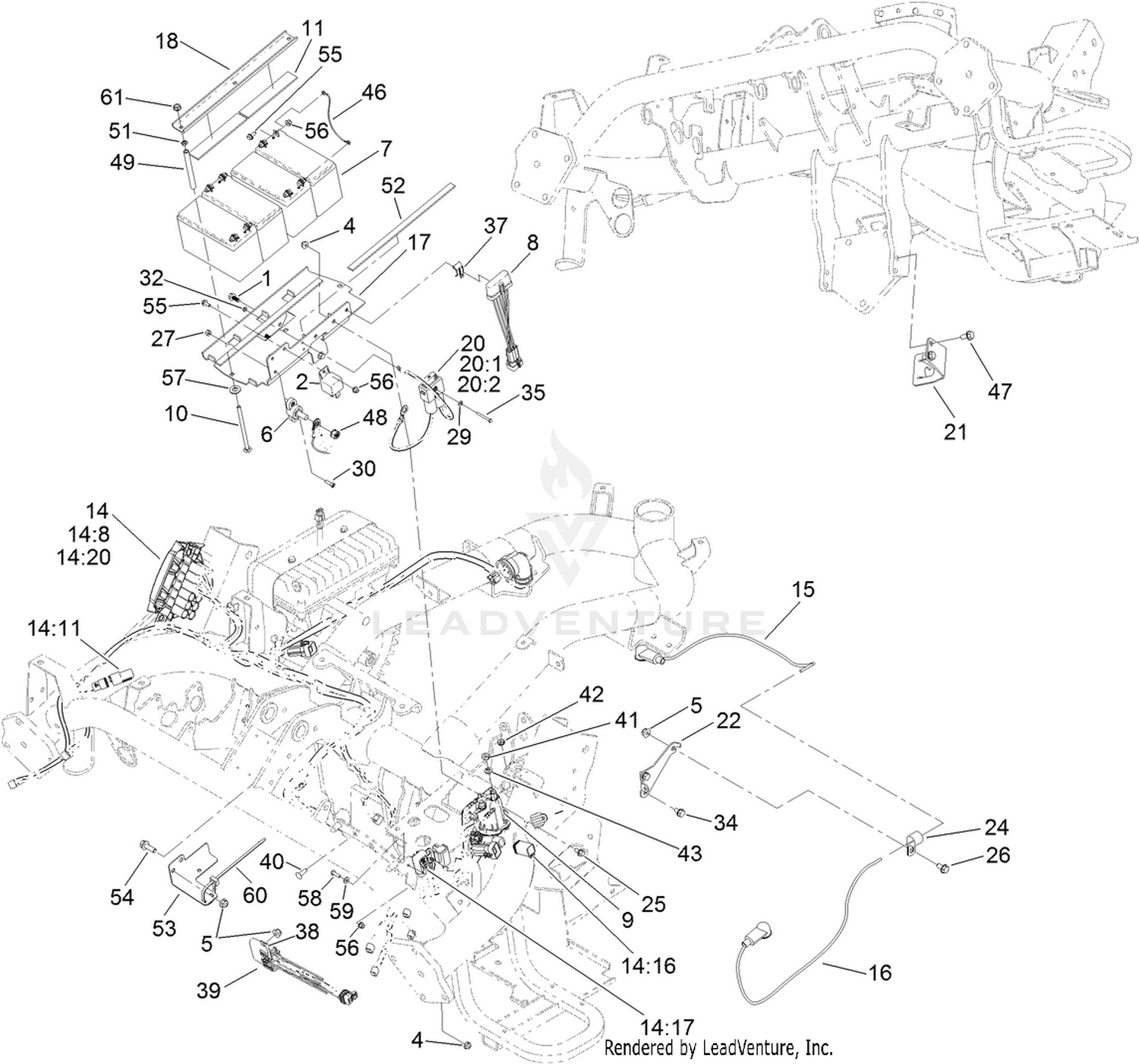 Electric Mow Battery Assembly