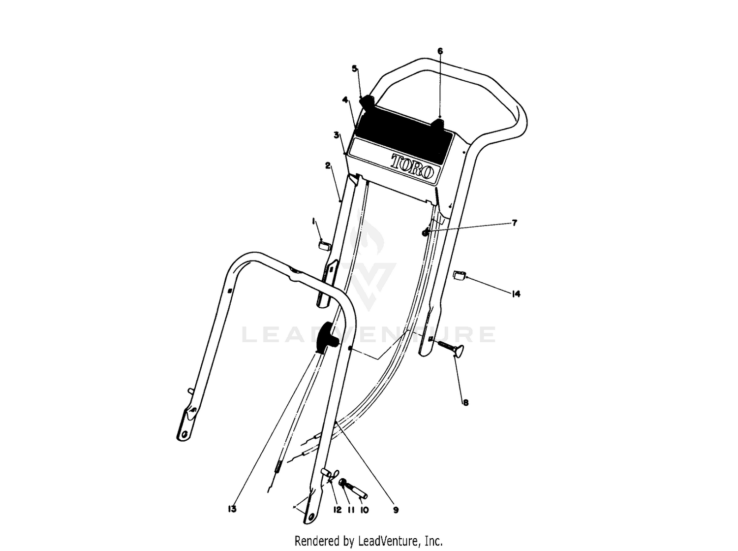 Handle Assembly Model 16390