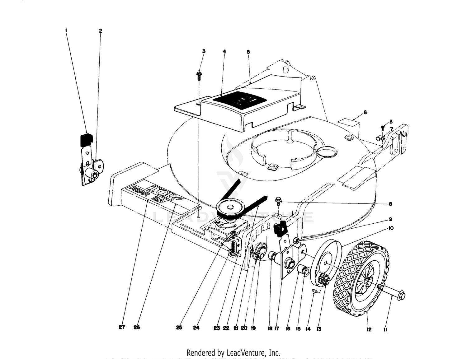 Front Wheel And Pivot Arm Assembly