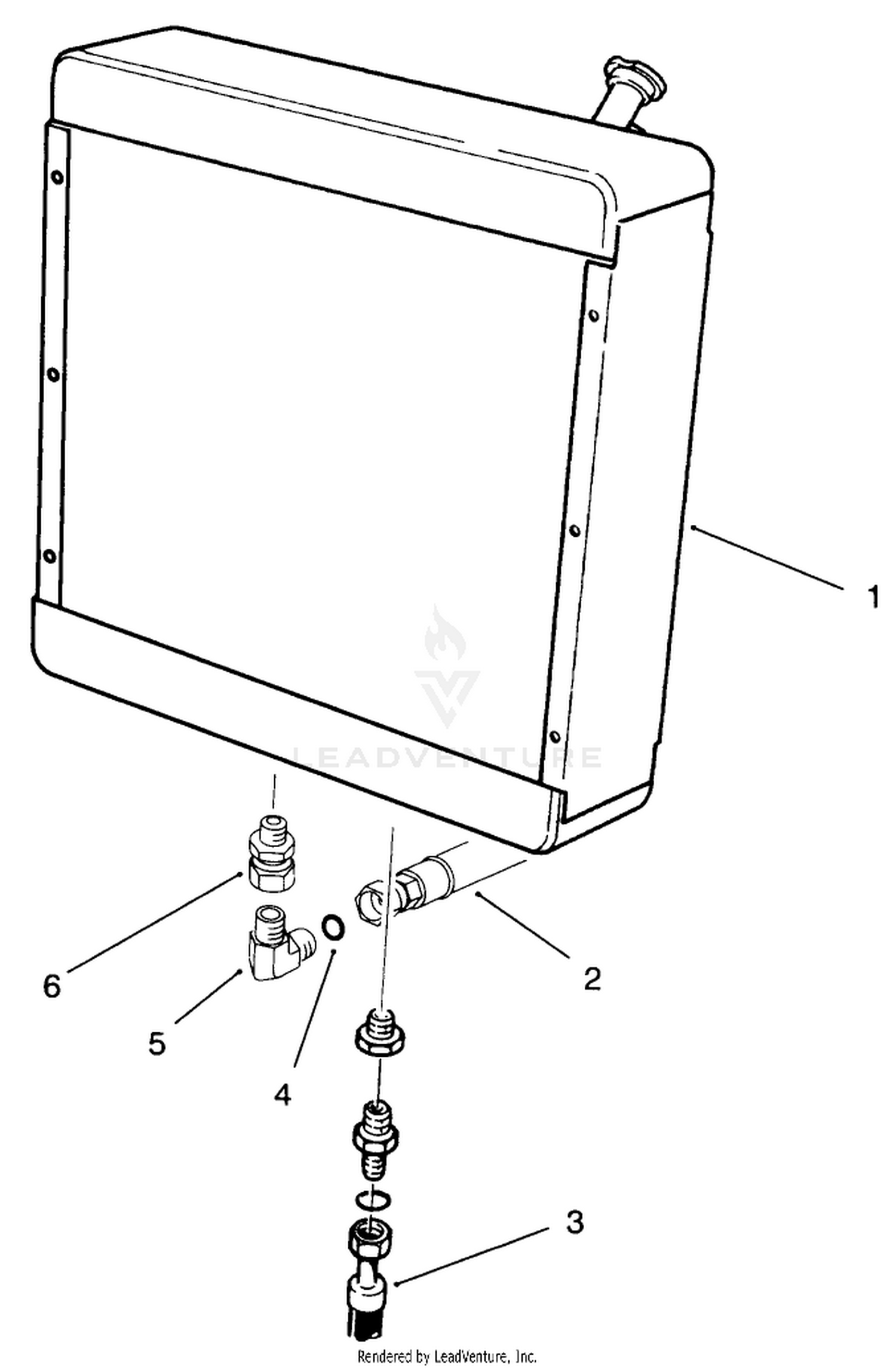 Radiator Plumbing Kit