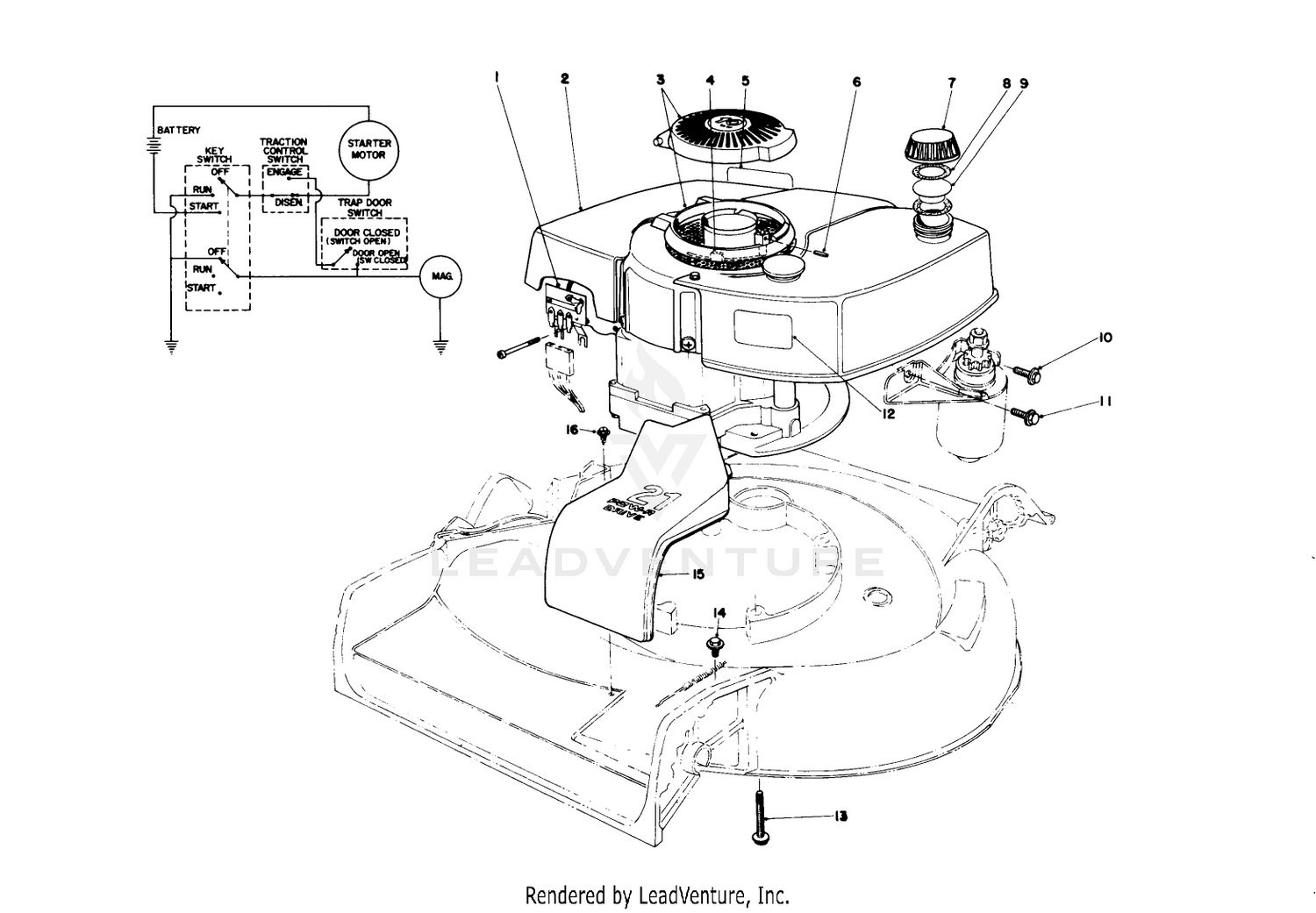 Engine Assembly Model No. 21727