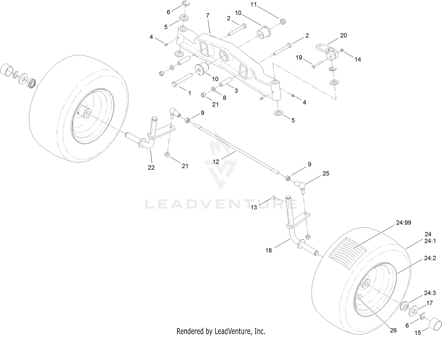 Front Axle Assembly