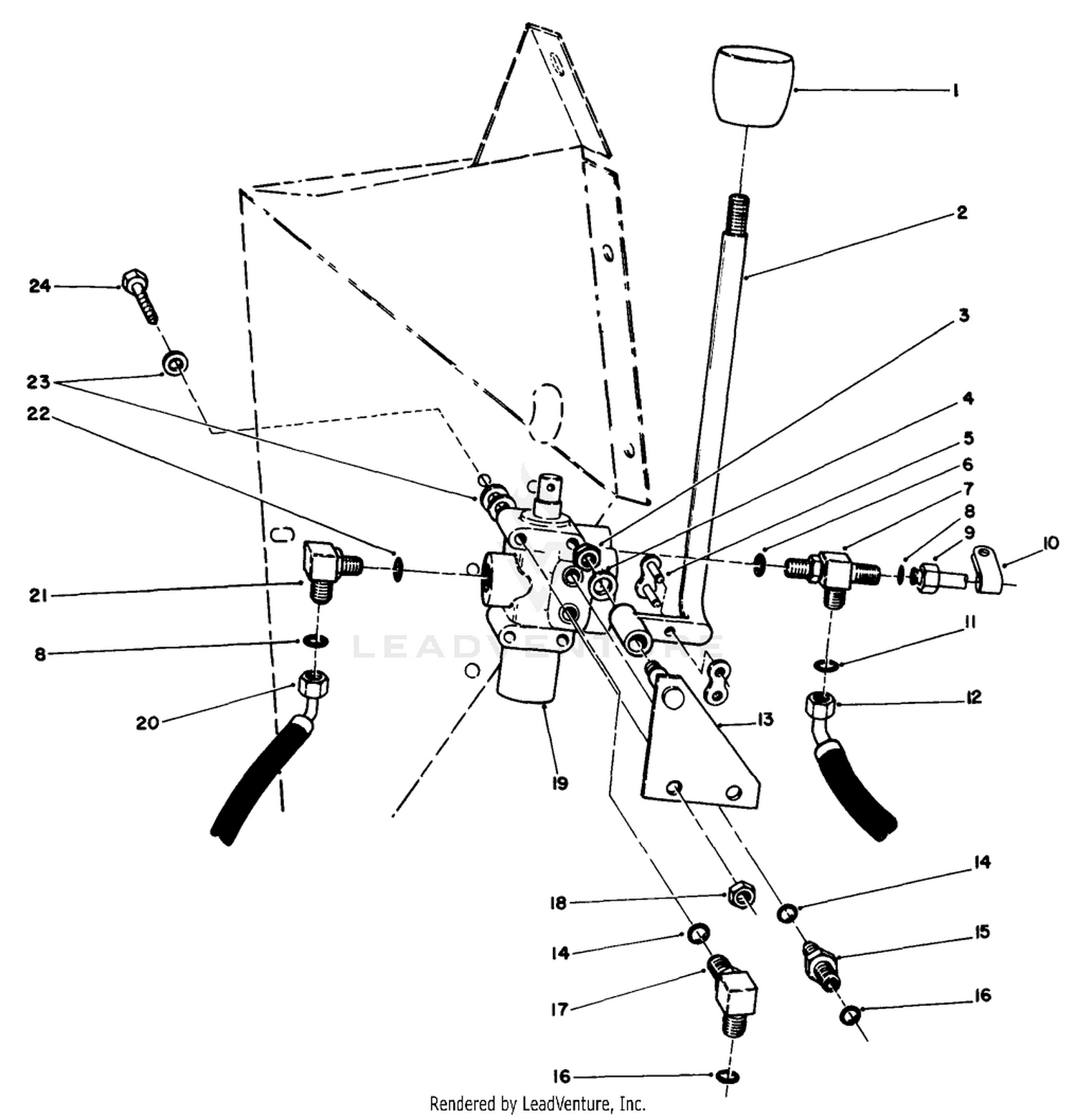 Cutting Unit Lift Control Valve Assembly