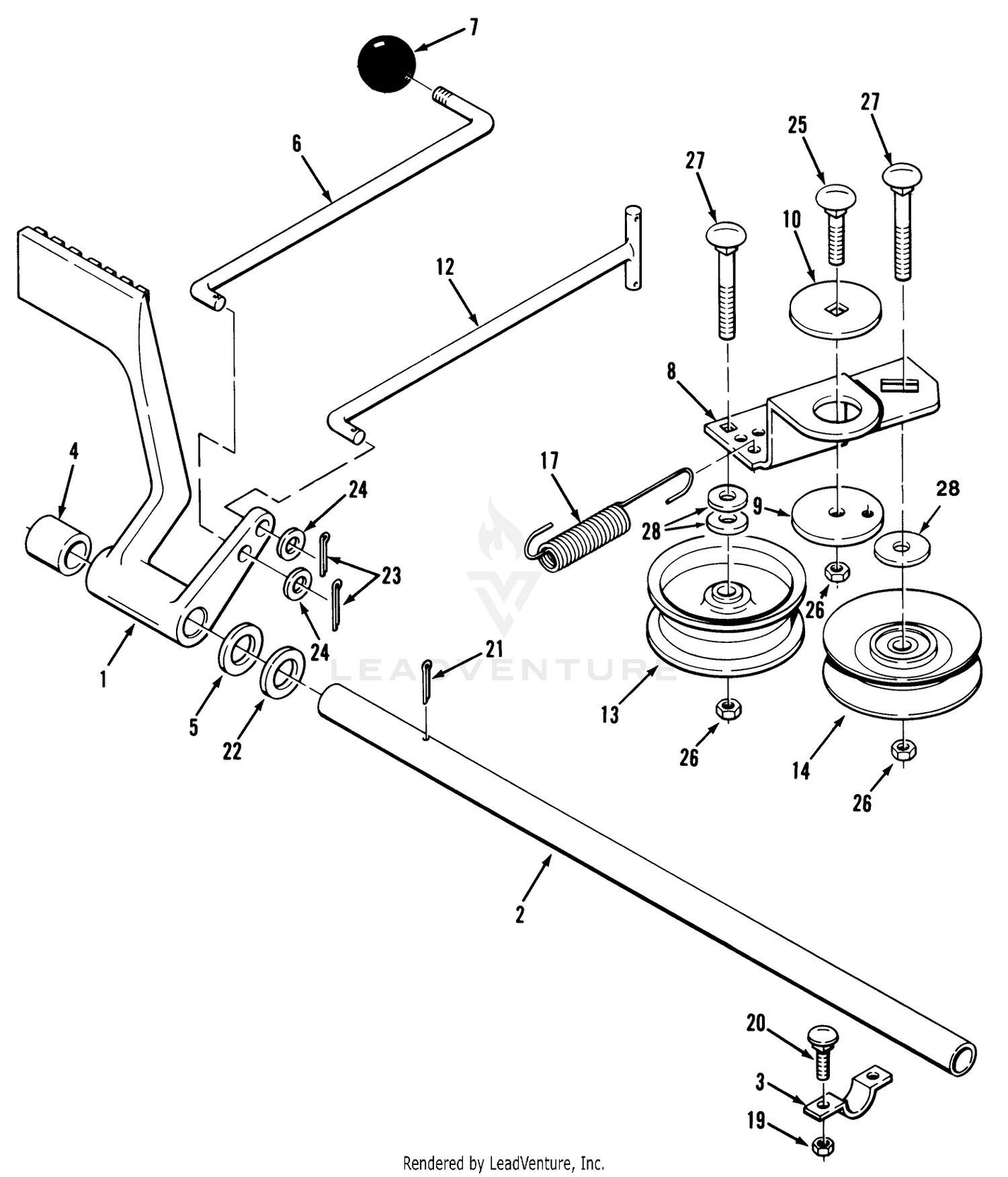 Brake  Idler Assembly (212-H)