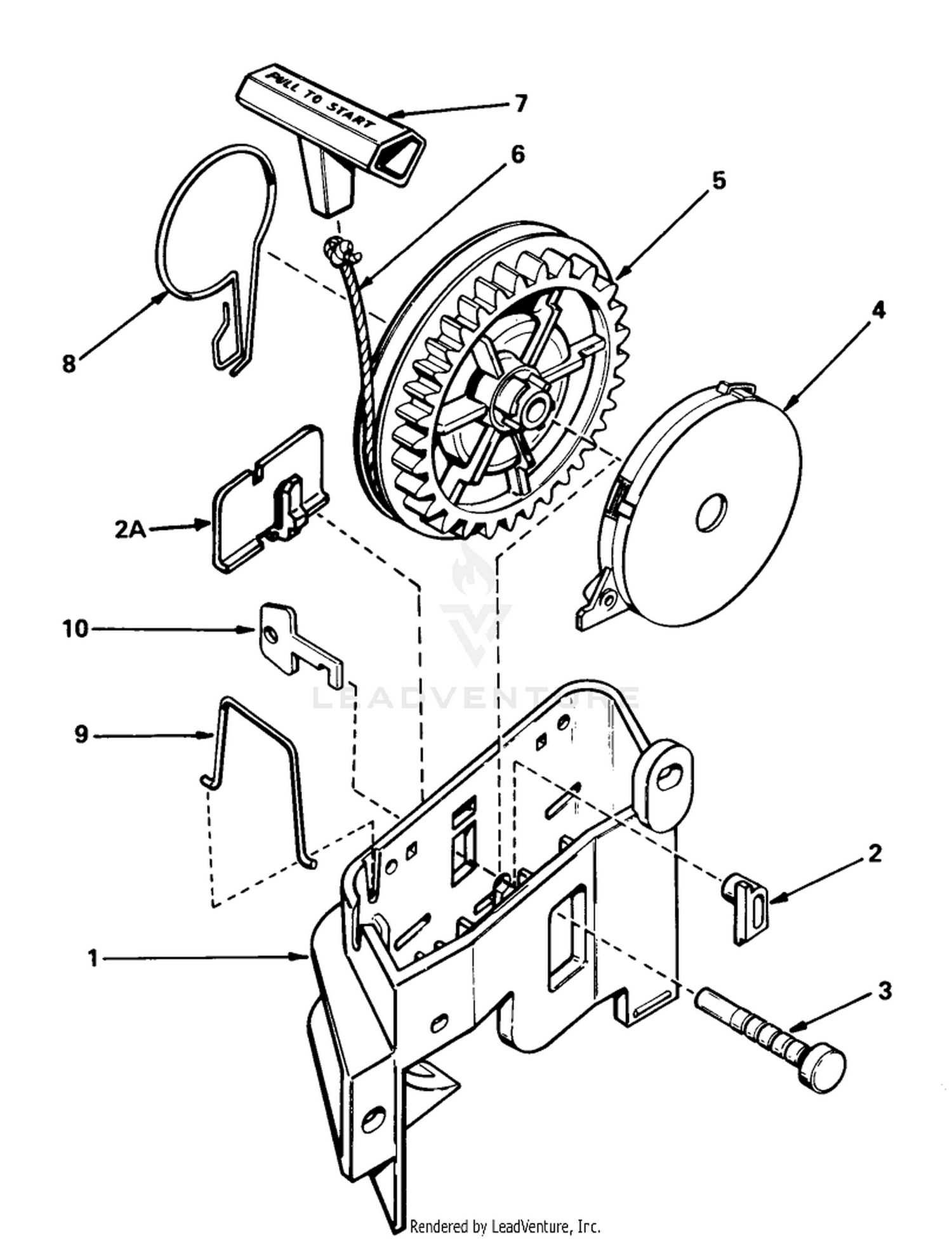 Rewind Starter No. 590531
