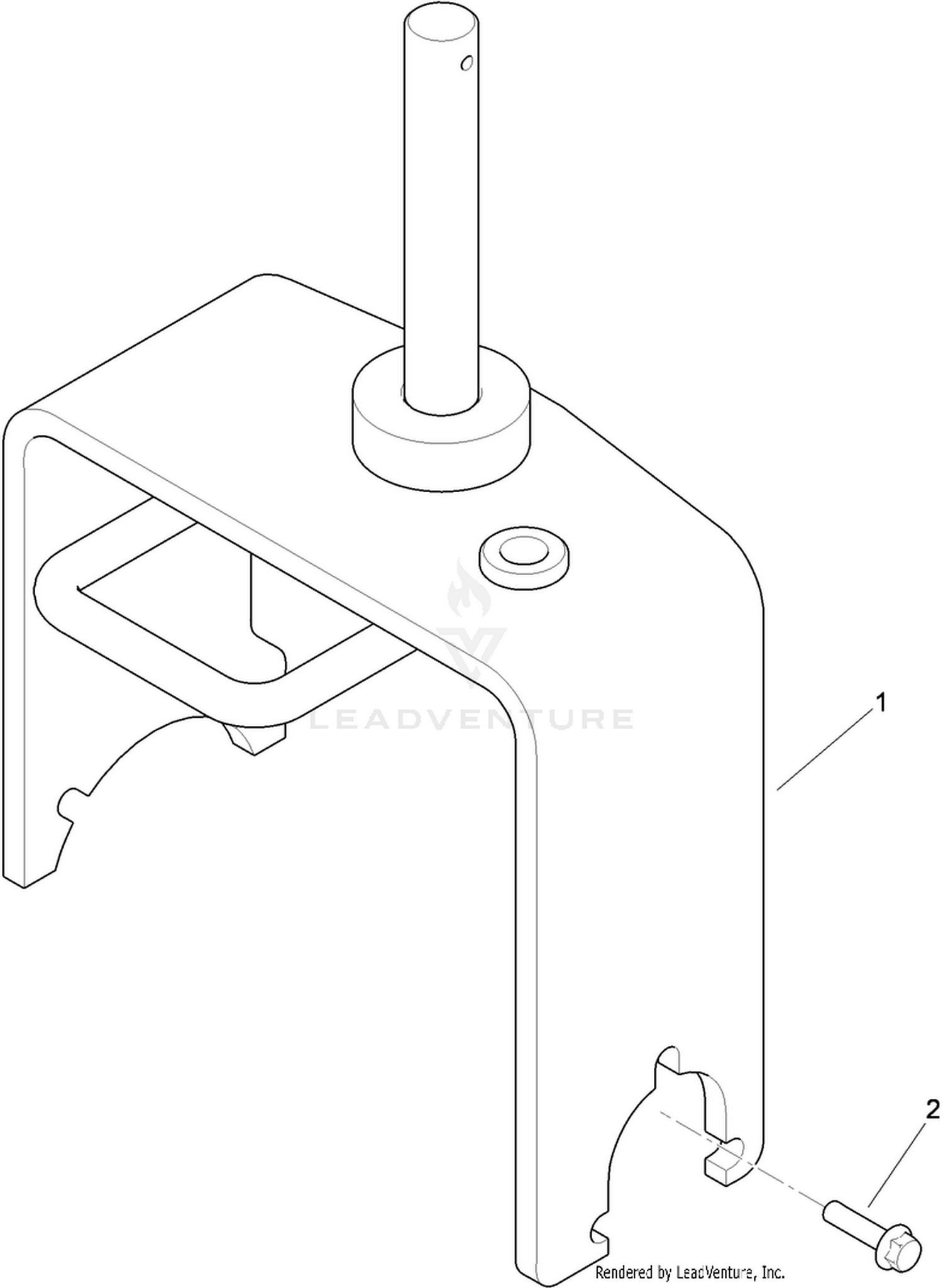 Caster Fork Assembly No. 115-3276