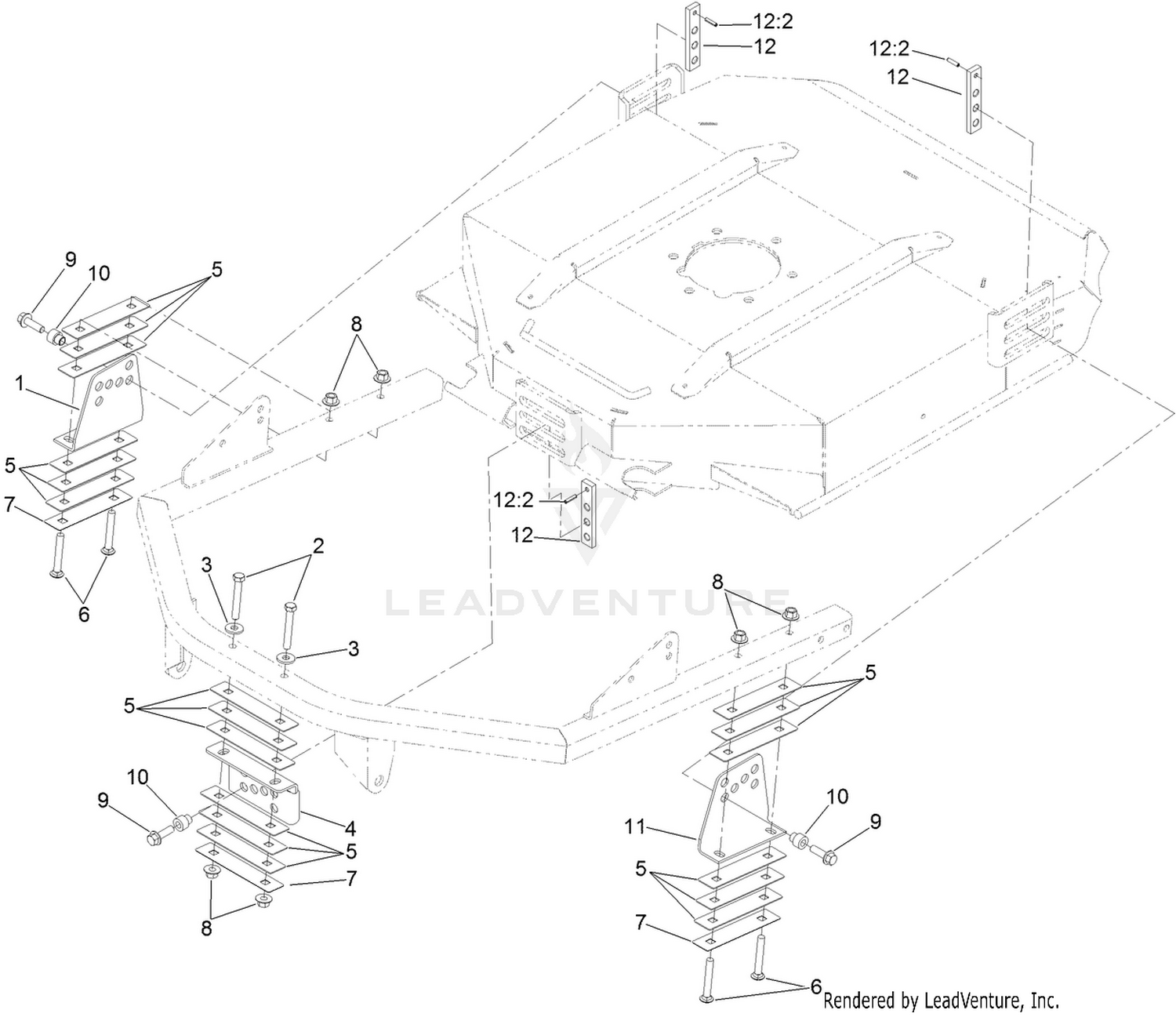 Height-of-Cut Bracket Assembly