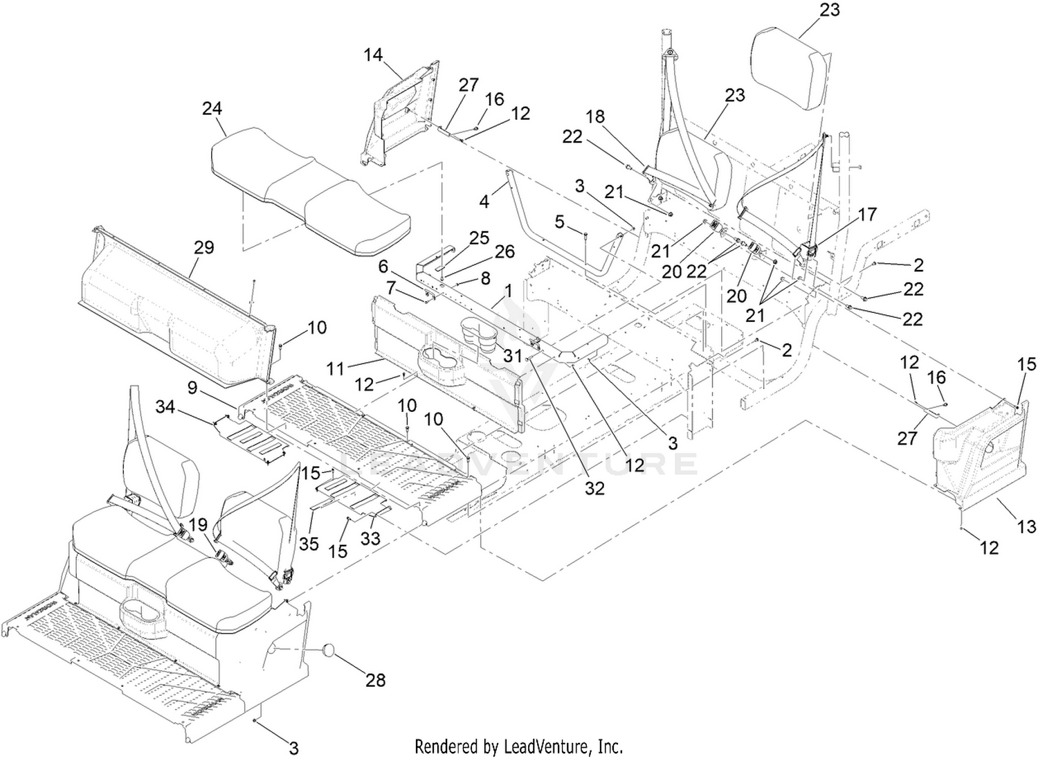 Seat Base Assembly