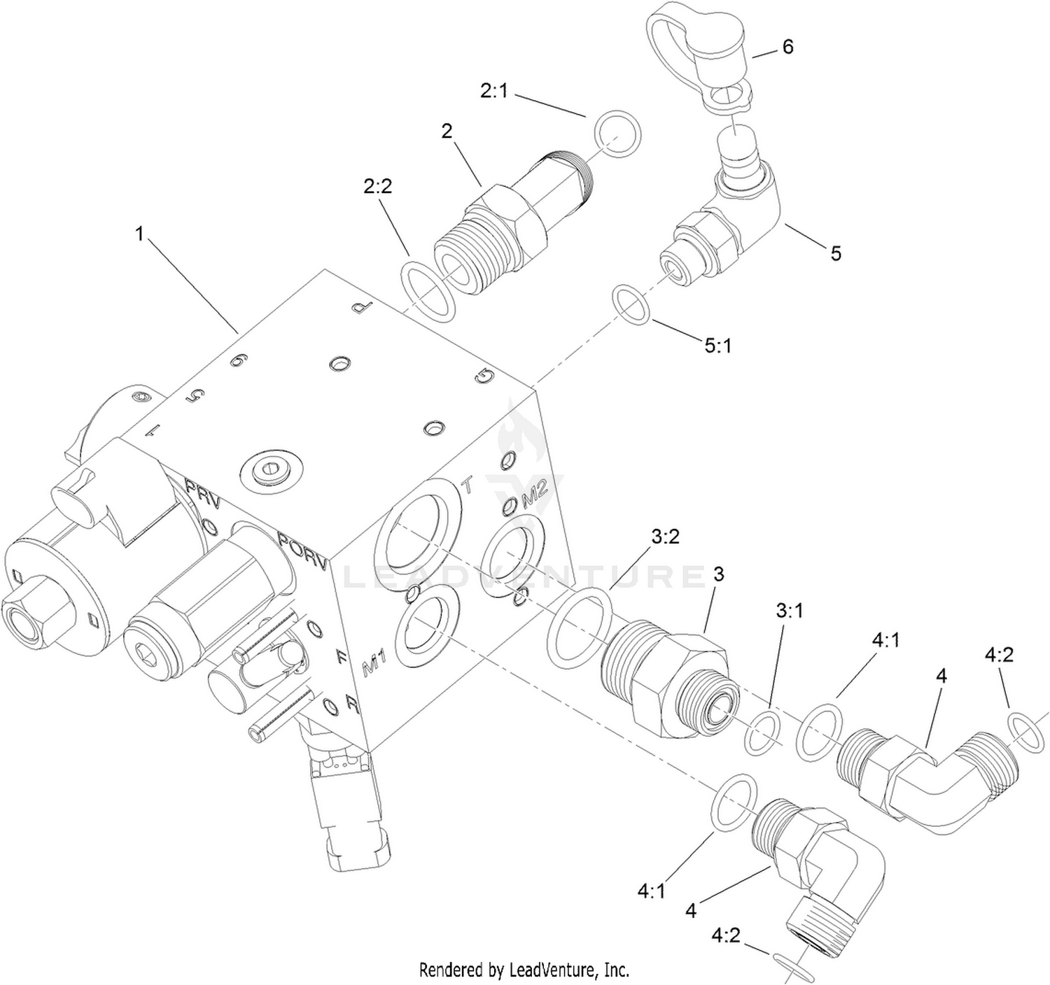 Hydraulic Mow Manifold Assembly