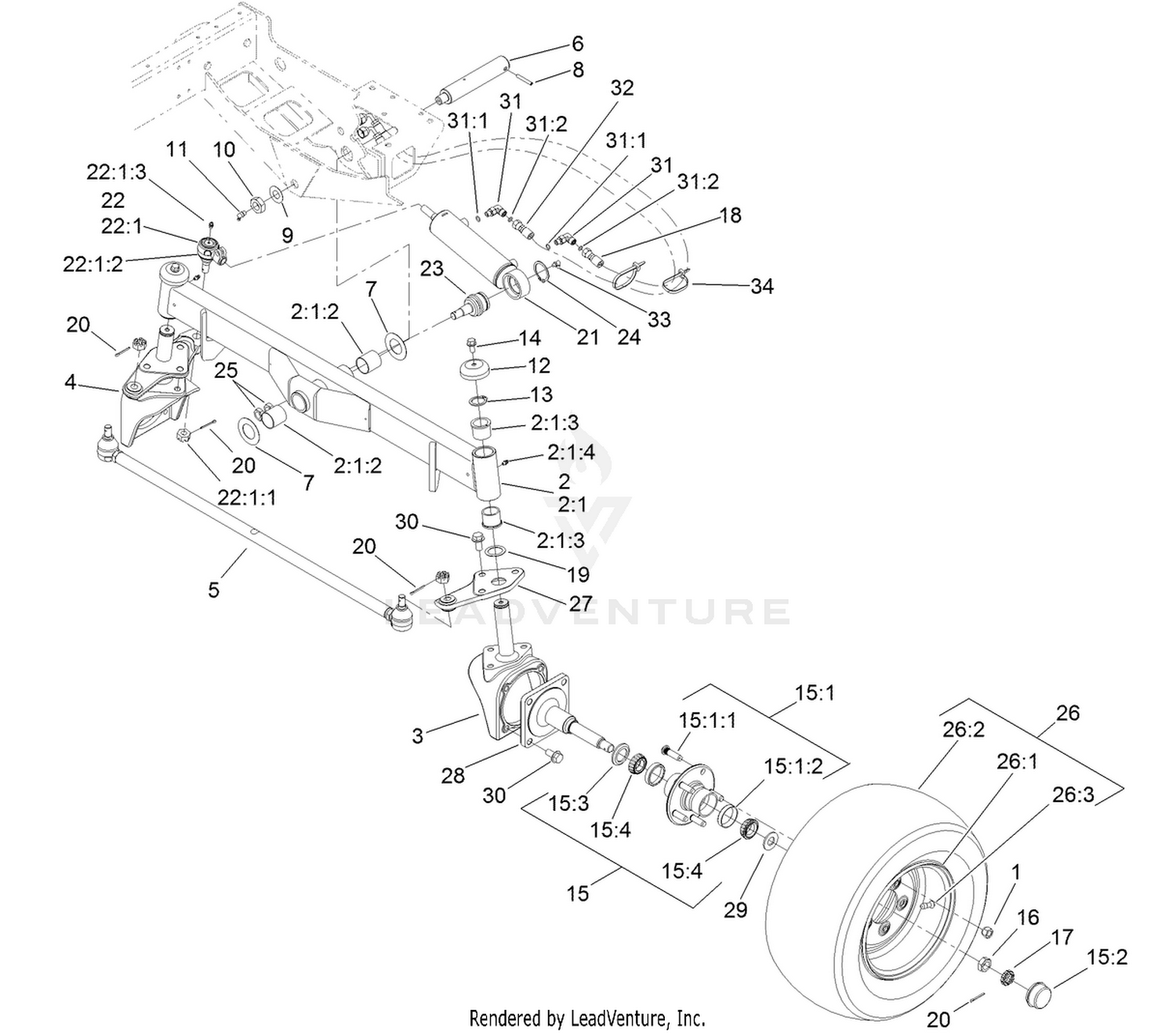 Rear Axle Assembly