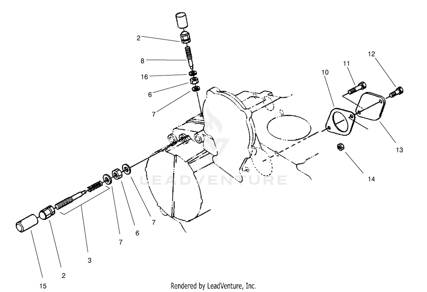Engine Stop Lever Assembly