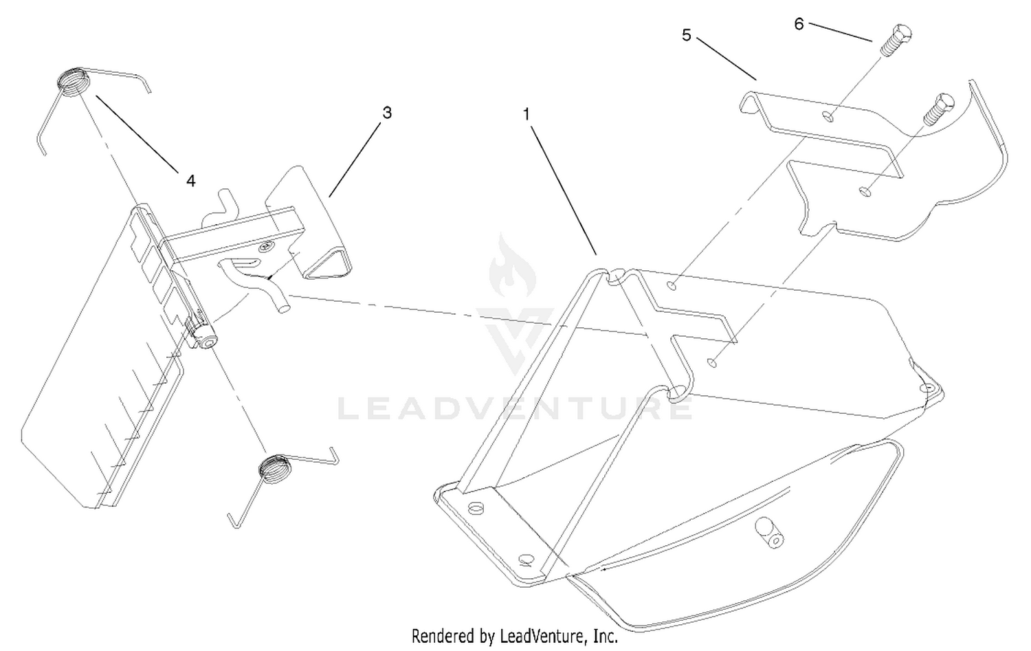 Discharge Chute Assembly Part No. 93-0274 (model 20023, 20023c)