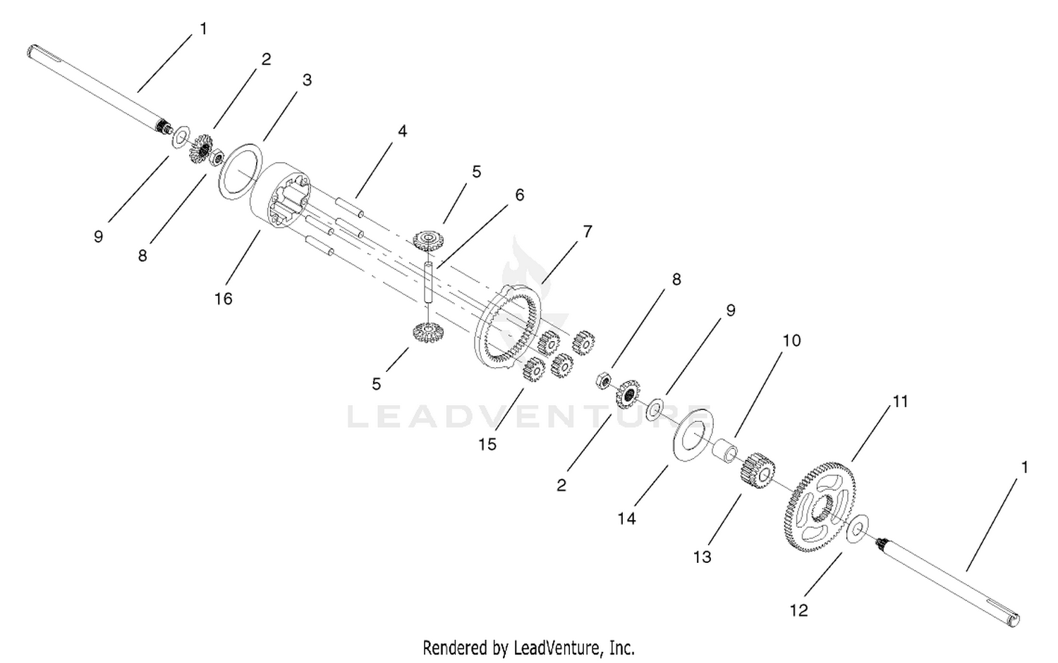 Differential Gear Assembly