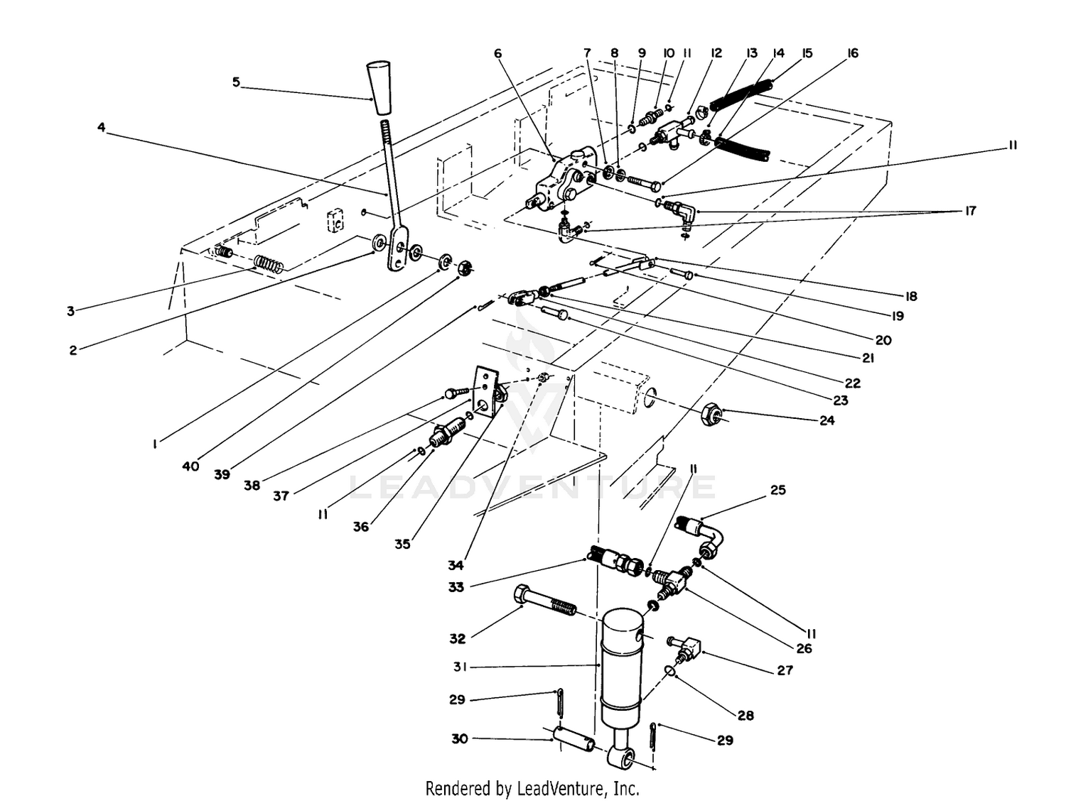Hydraulic Lift System Assembly