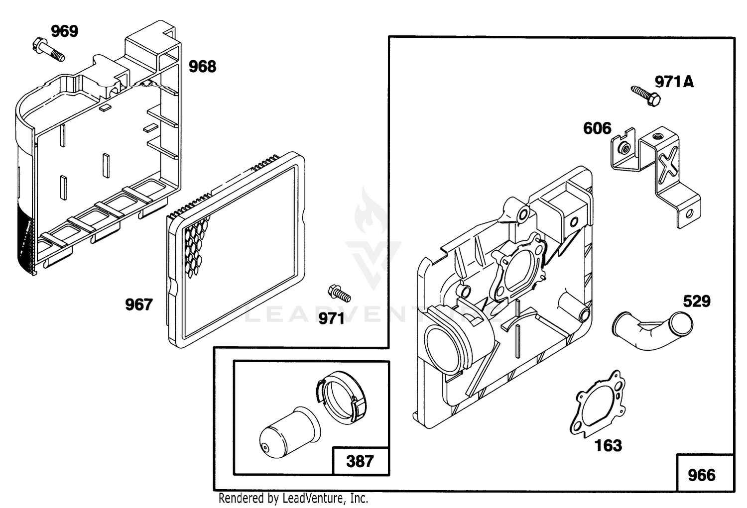Engine Briggs  Stratton Model 12e802-0620-01 5