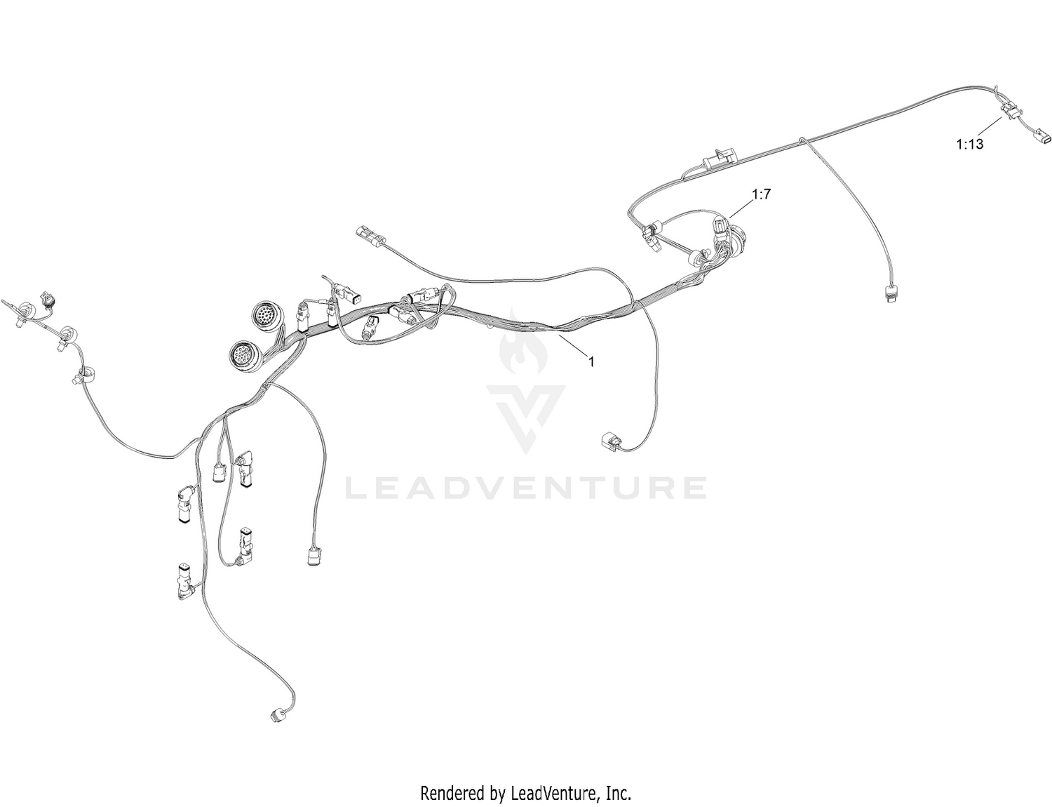 Frame Wire Harness Assembly