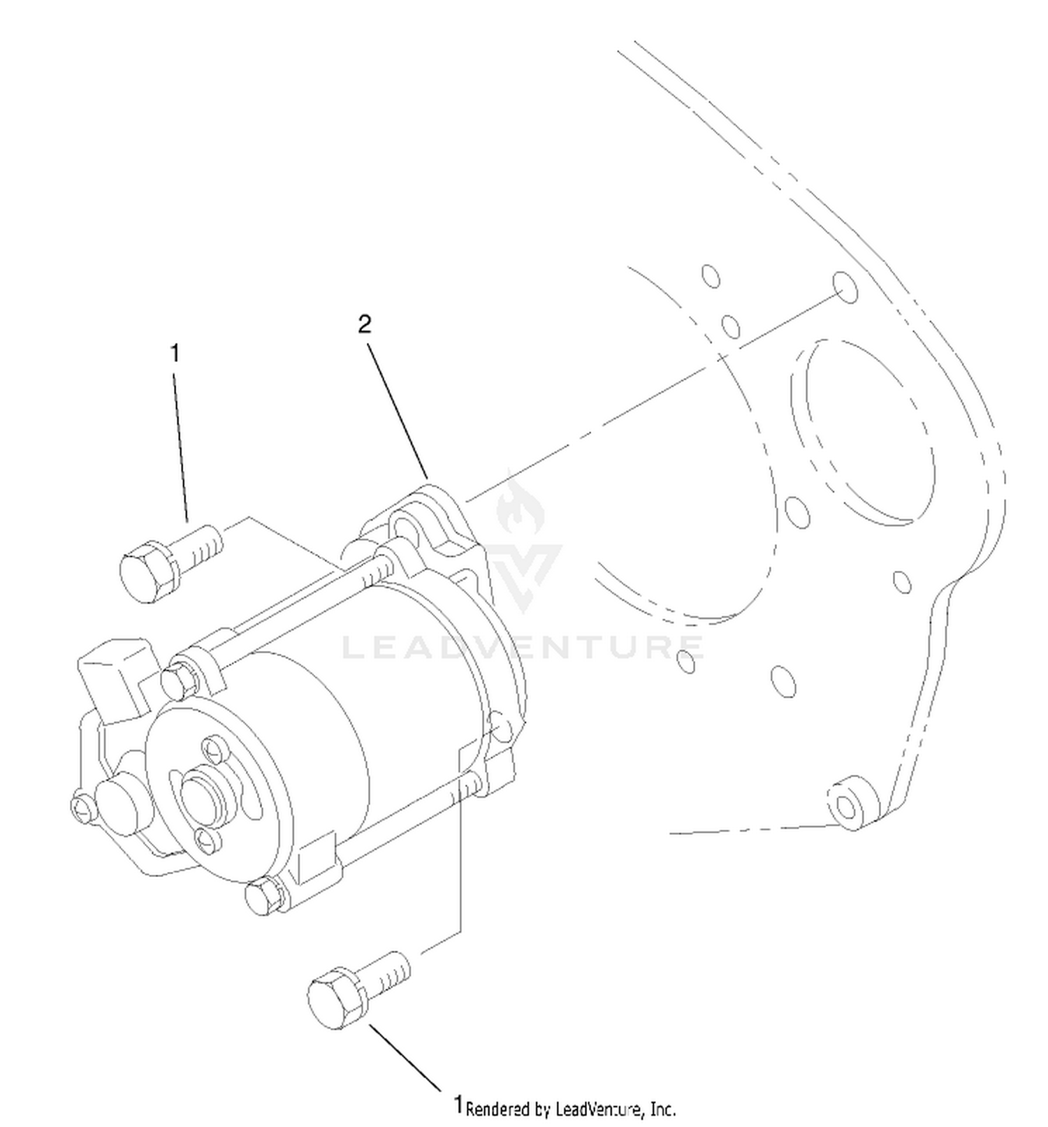 Starter Mount Assembly