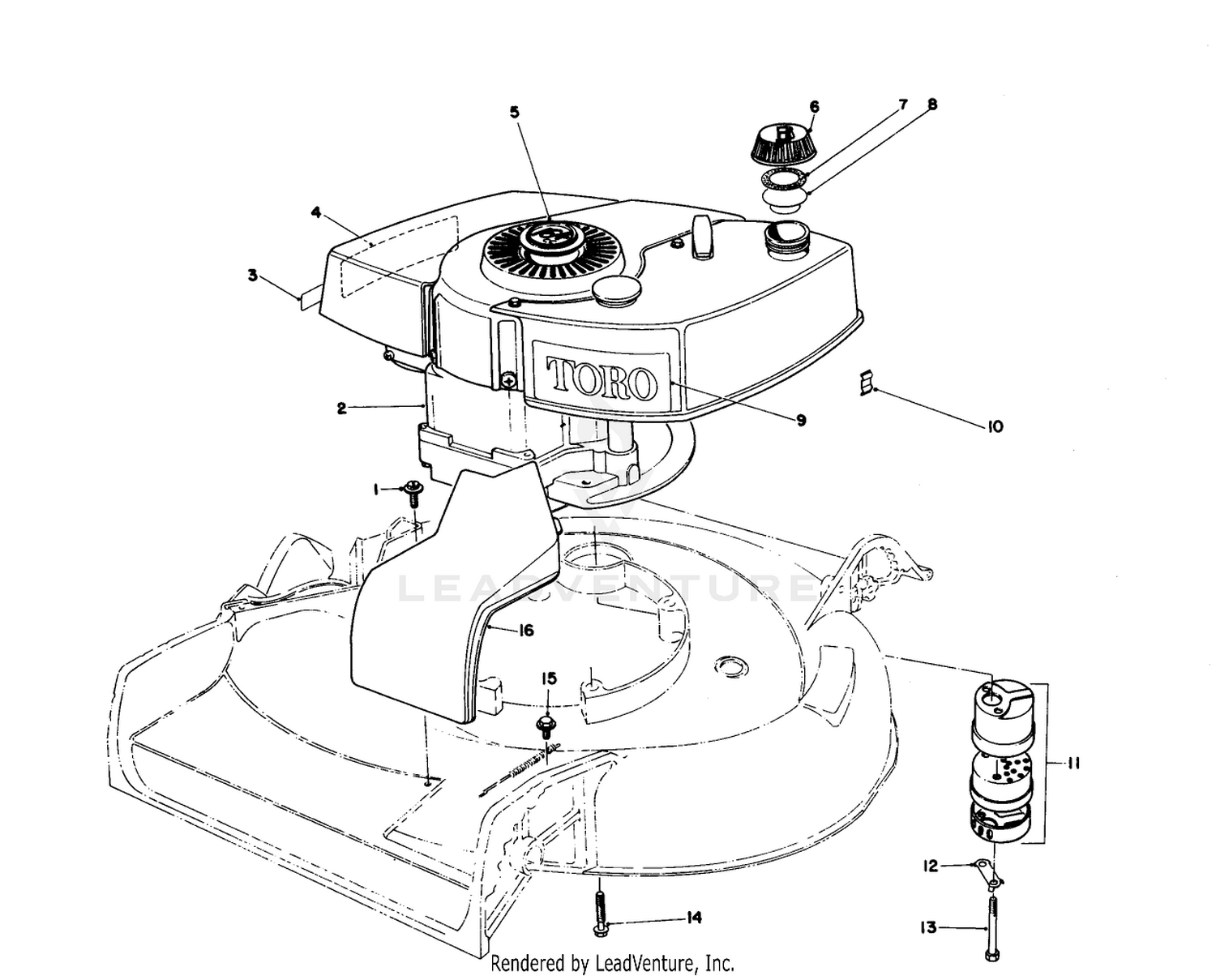 Engine Assembly Model 16297