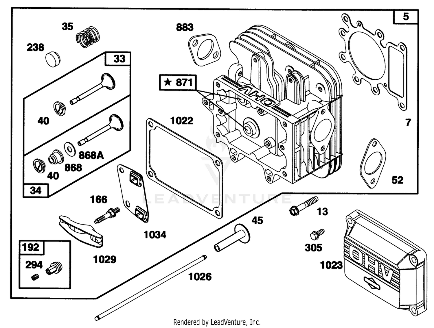 Engine Briggs  Stratton Model 28q777-0668-A