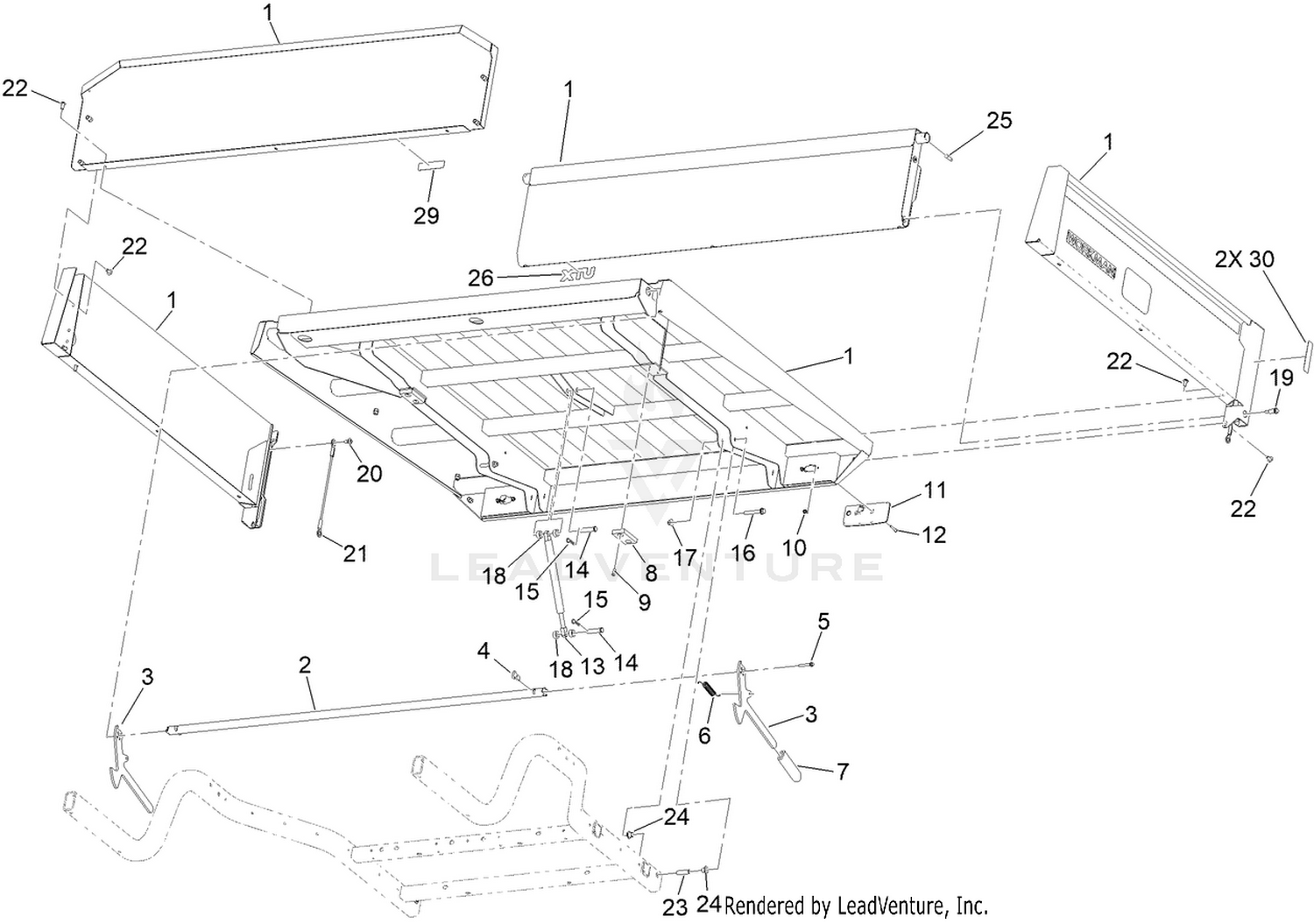 Cargo Bed Assembly
